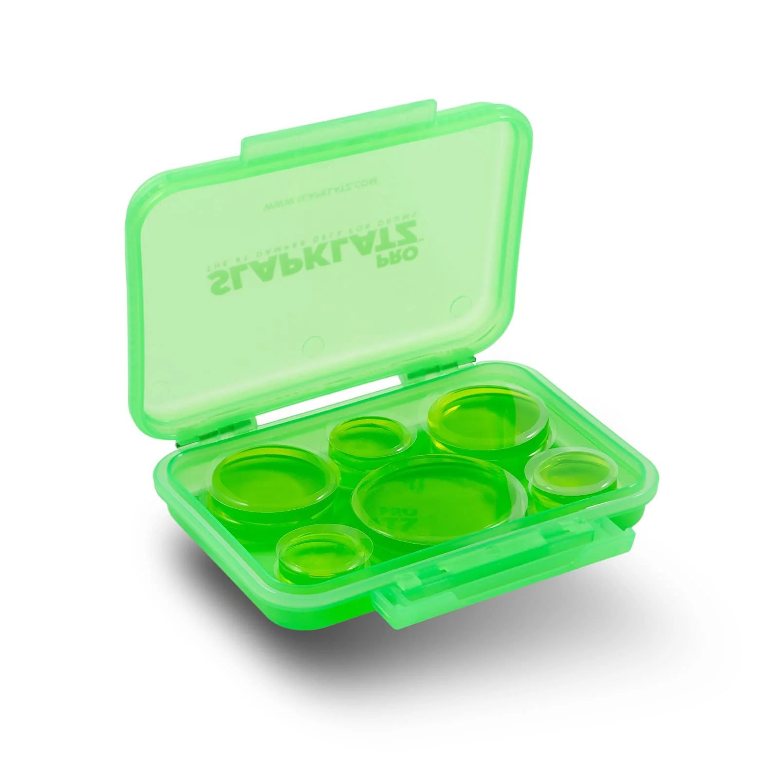 PRO Drum Gel Dampers – Alien Green – 12 Pads in 3 Sizes – Storage Case Included Single - Image 4