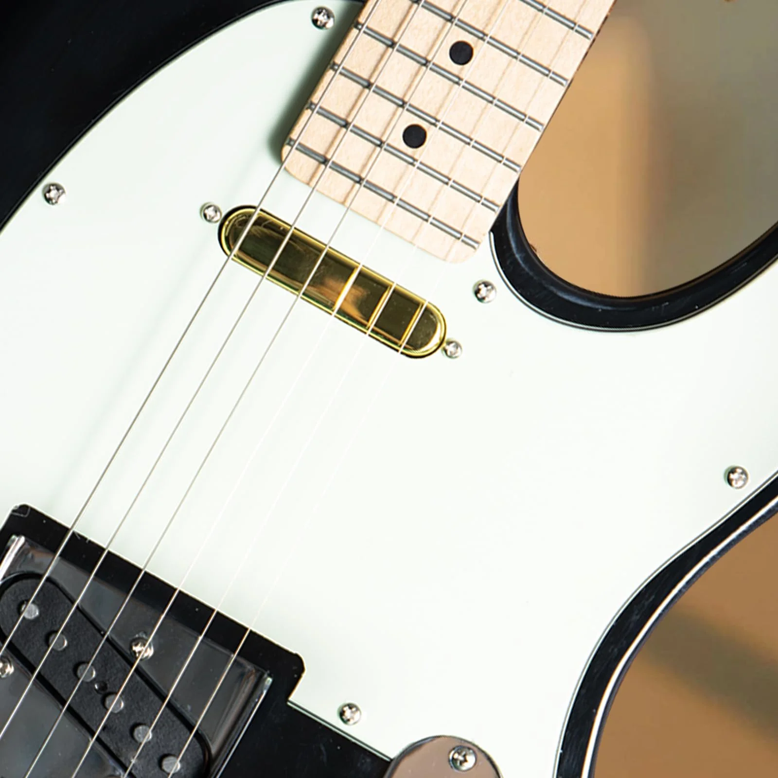 Pro TL-60S Vintage Alnico 5 Single Coil Neck Pickups for FD Tele Style Electric Guitar, Gold pickup neck - Image 3