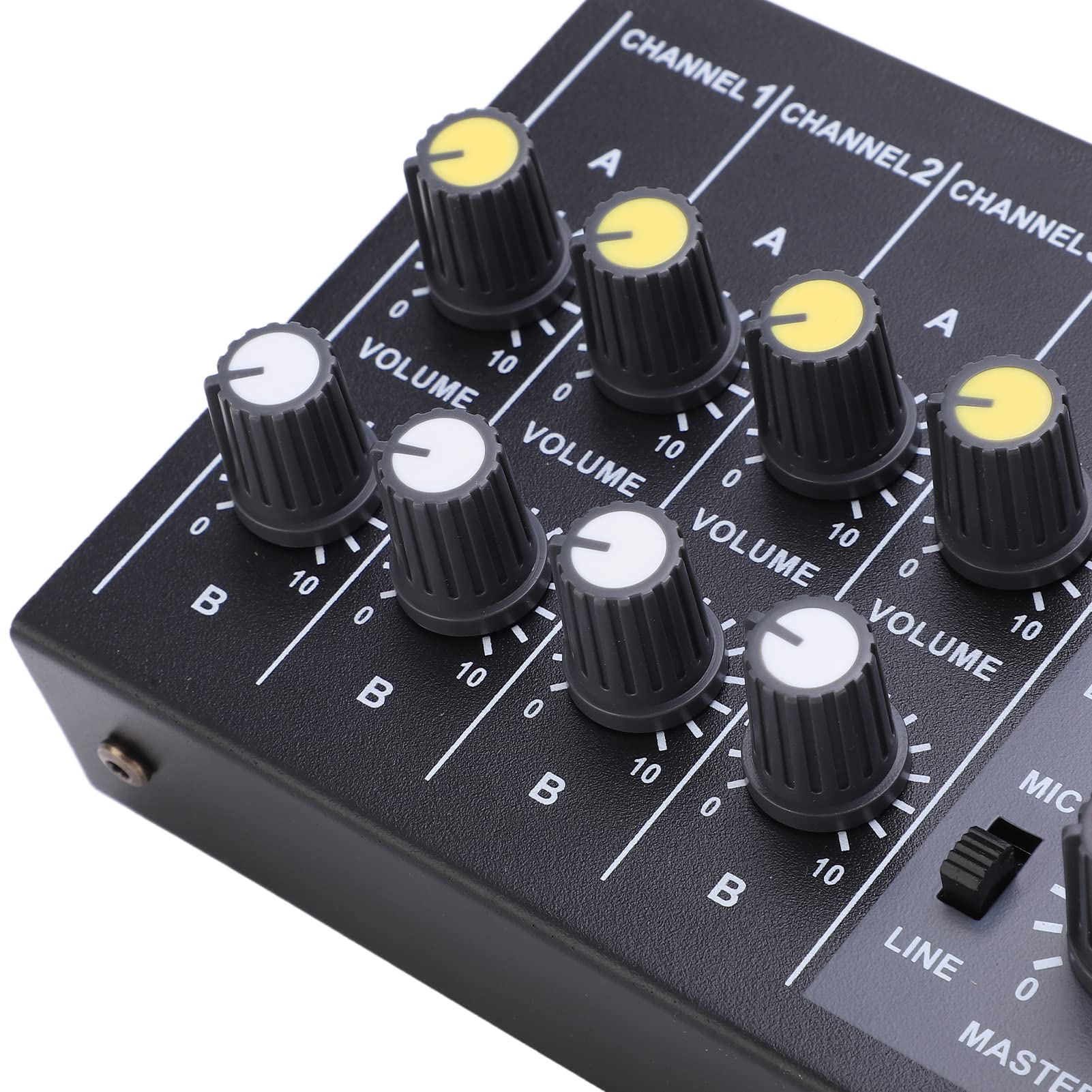 Professional 8 Channel Audio Mixer Board with XLR Inputs - Professional-grade Sound Mixing Console for Recording Studio, Live Performance, Home Studio - High-Quality Low Noise Mixing for Studio Use - Image 6
