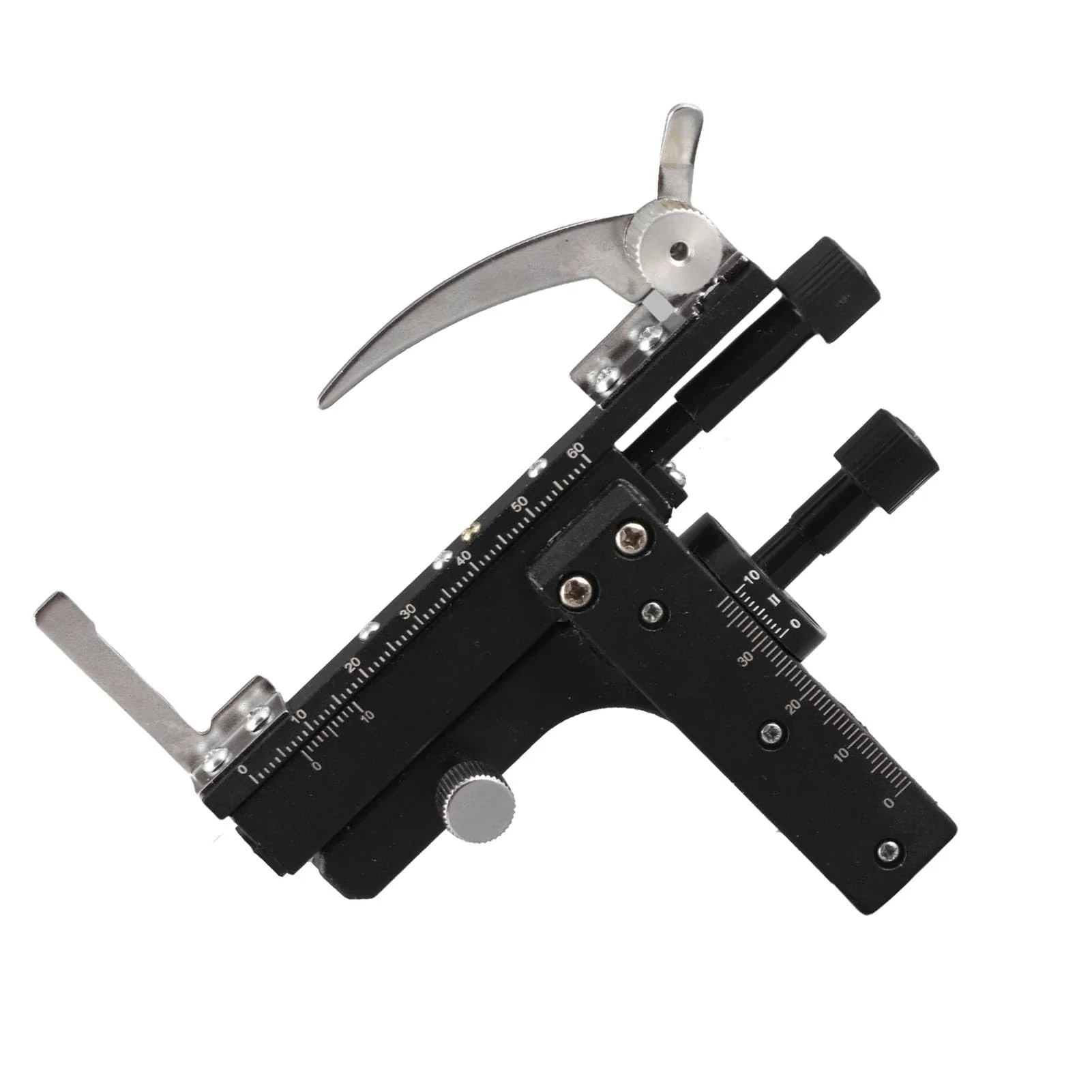 Professional Clip-on Mechanical X-Y Movable Stage Calipers with Scale for Microscope - Image 2