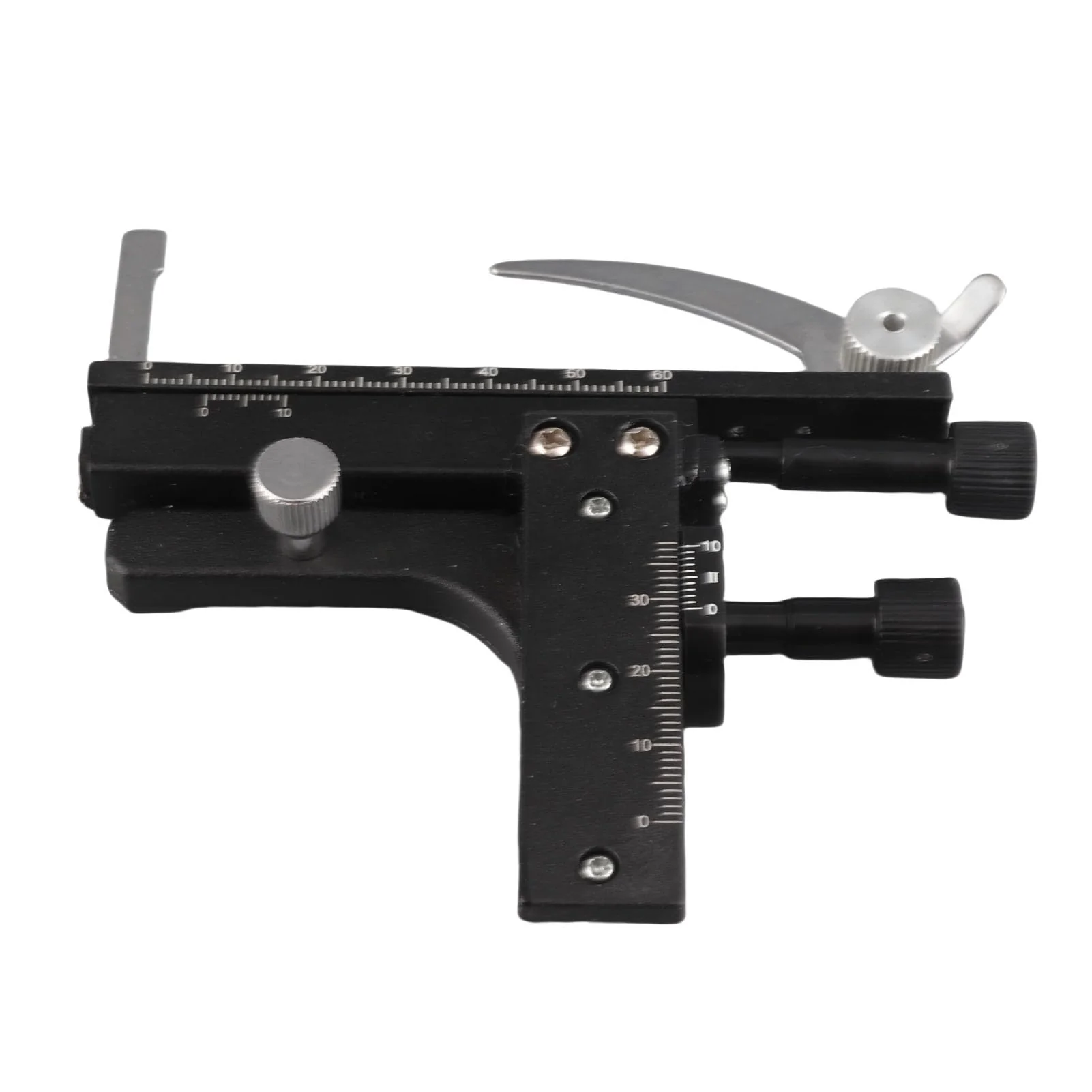 Professional Clip-on Mechanical X-Y Movable Stage Calipers with Scale for Microscope - Image 3