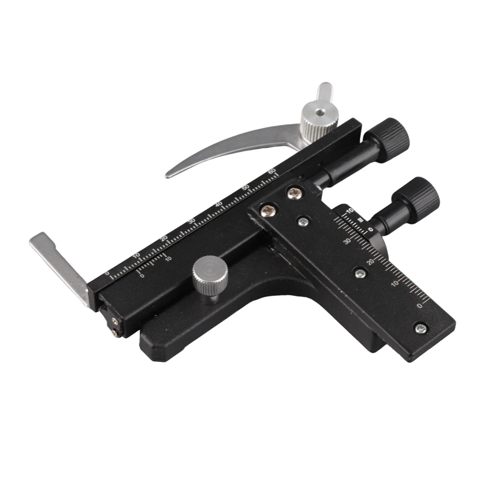 Professional Clip-on Mechanical X-Y Movable Stage Calipers with Scale for Microscope - Image 5