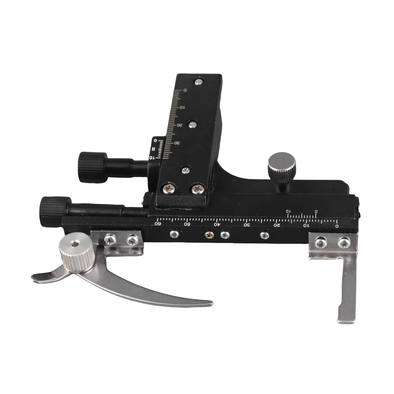 Professional Clip-on Mechanical X-Y Movable Stage Calipers with Scale for Microscope - Image 6