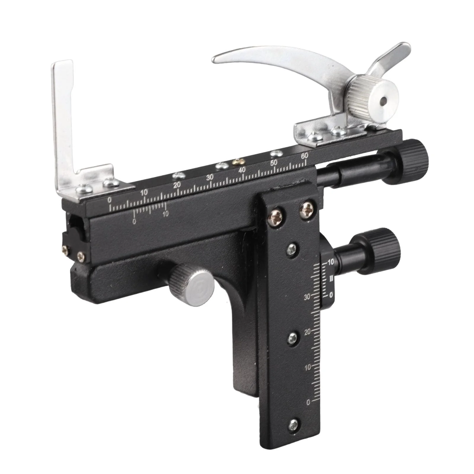 Professional Clip-on Mechanical X-Y Movable Stage Calipers with Scale for Microscope - Image 9