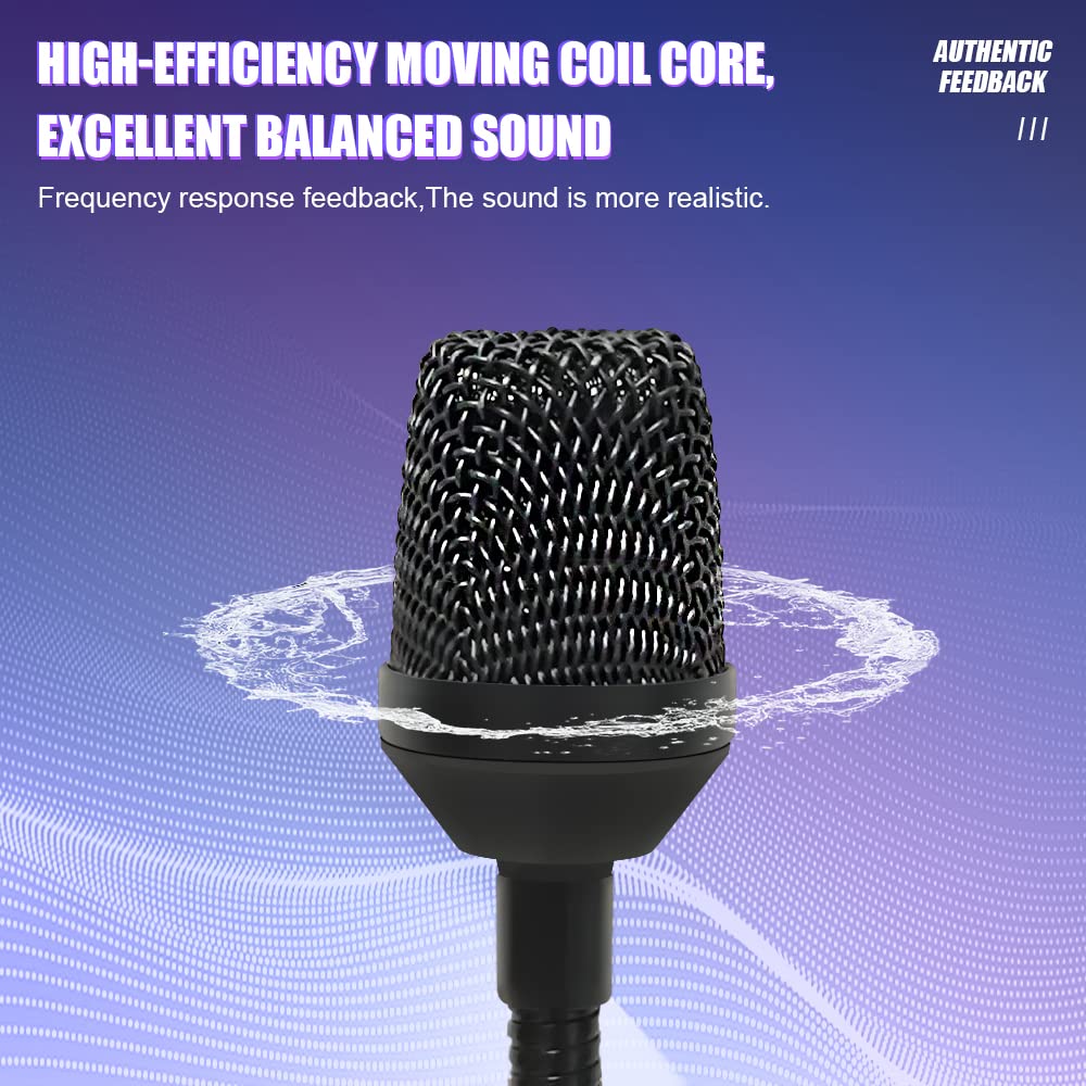 Professional Dynamic bob Barker Microphone for DJ Mixer Dedicated Disc Shouting Microphone KTV Bar Gooseneck Mic - Image 2