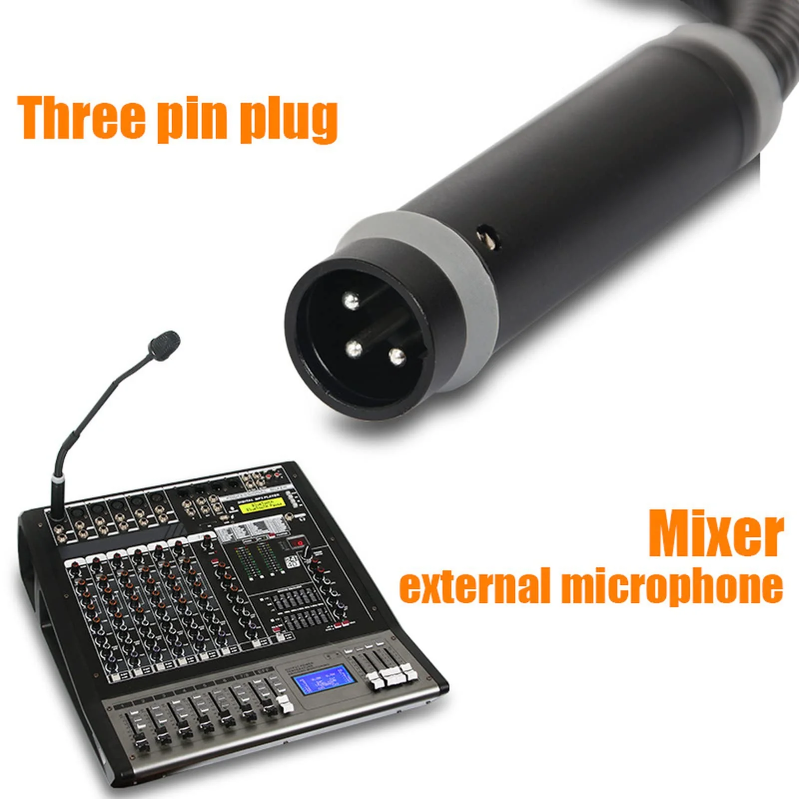 Professional Dynamic bob Barker Microphone for DJ Mixer Dedicated Disc Shouting Microphone KTV Bar Gooseneck Mic - Image 4