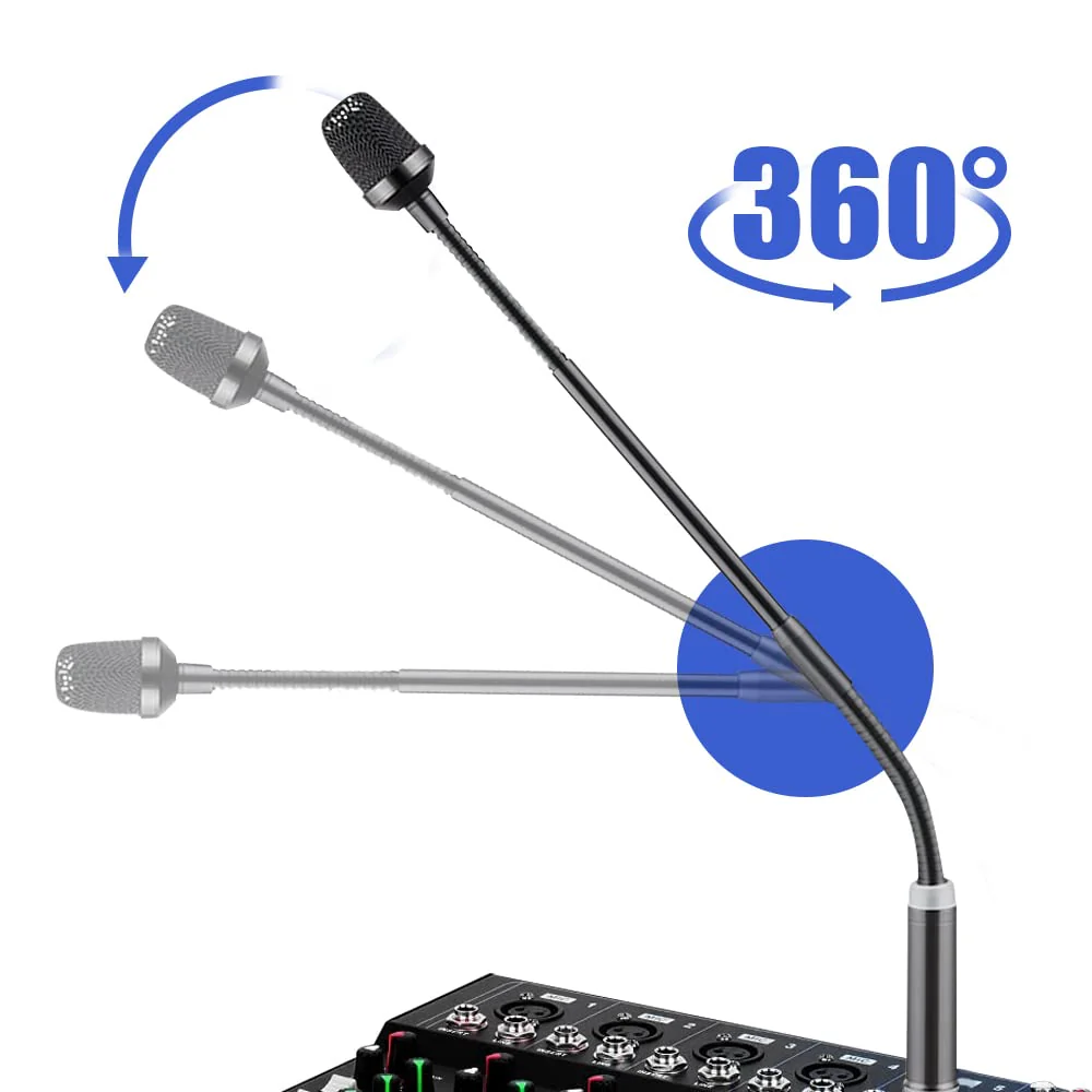 Professional Dynamic bob Barker Microphone for DJ Mixer Dedicated Disc Shouting Microphone KTV Bar Gooseneck Mic - Image 6