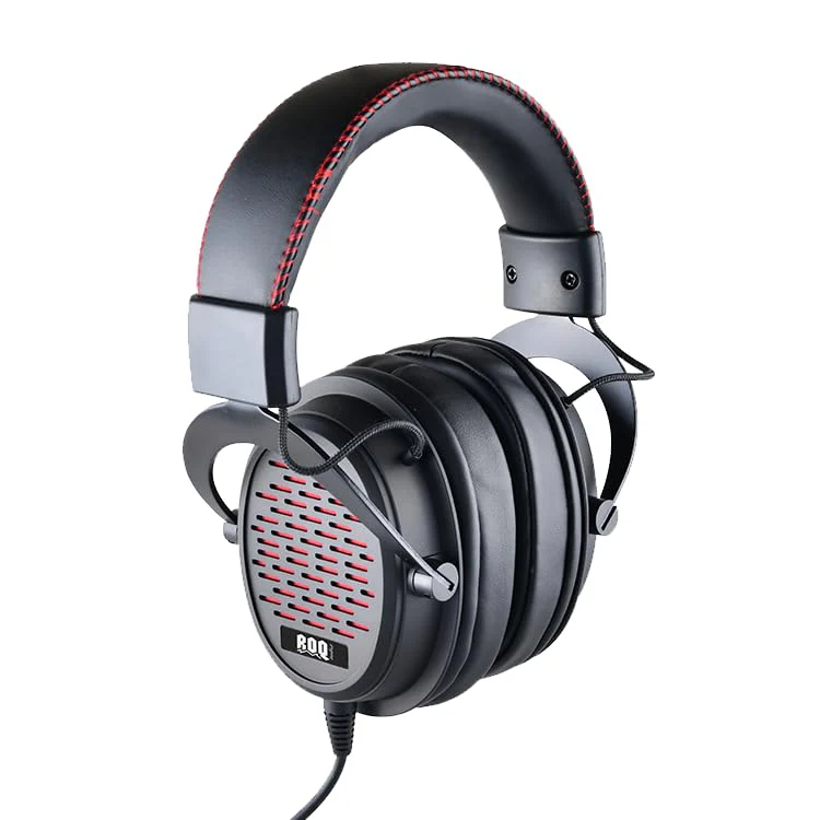 Professional Headphones (BEQ6), Black+Red - Image 2