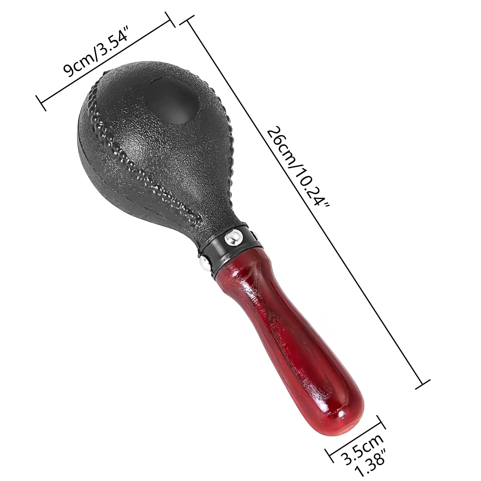Professional Maracas for Musicians Vibrant Rattle Percussion Shakers with Ergonomic Wooden Handles - Versatile & Durable for Live Performance, Recording, and Education - Image 2