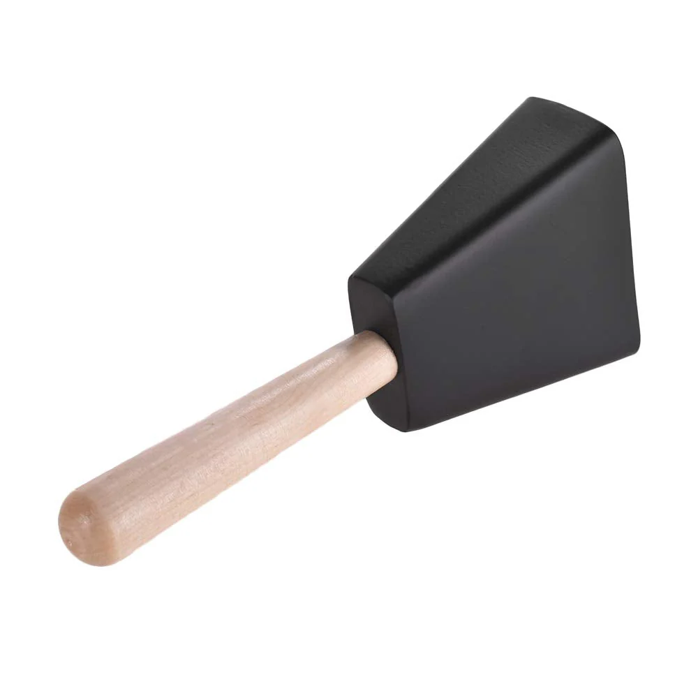 Professional Metal Cowbell with Wooden Handle Mallet Percussion Instrument - Image 6