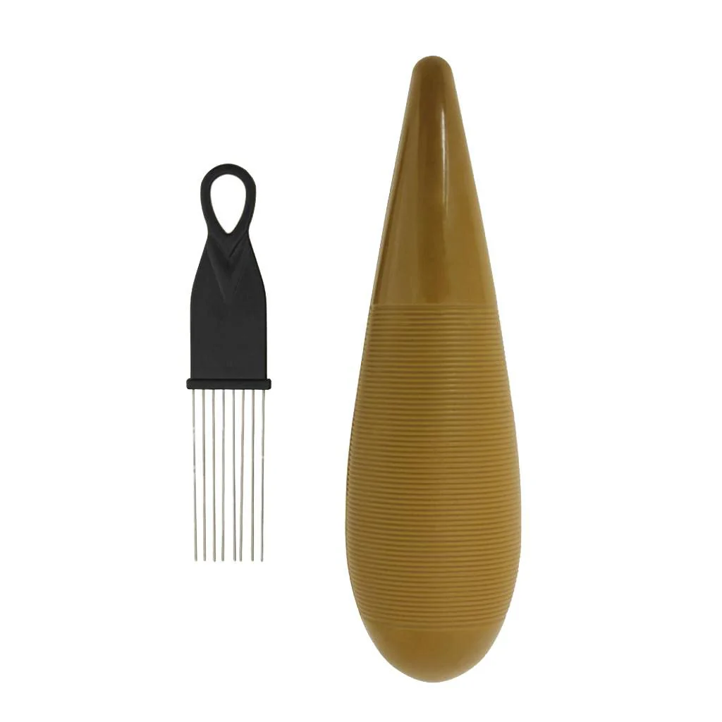 Professional Novelty Guiro W/Scraper Percussion Instrument of Puerto Rico - Image 9