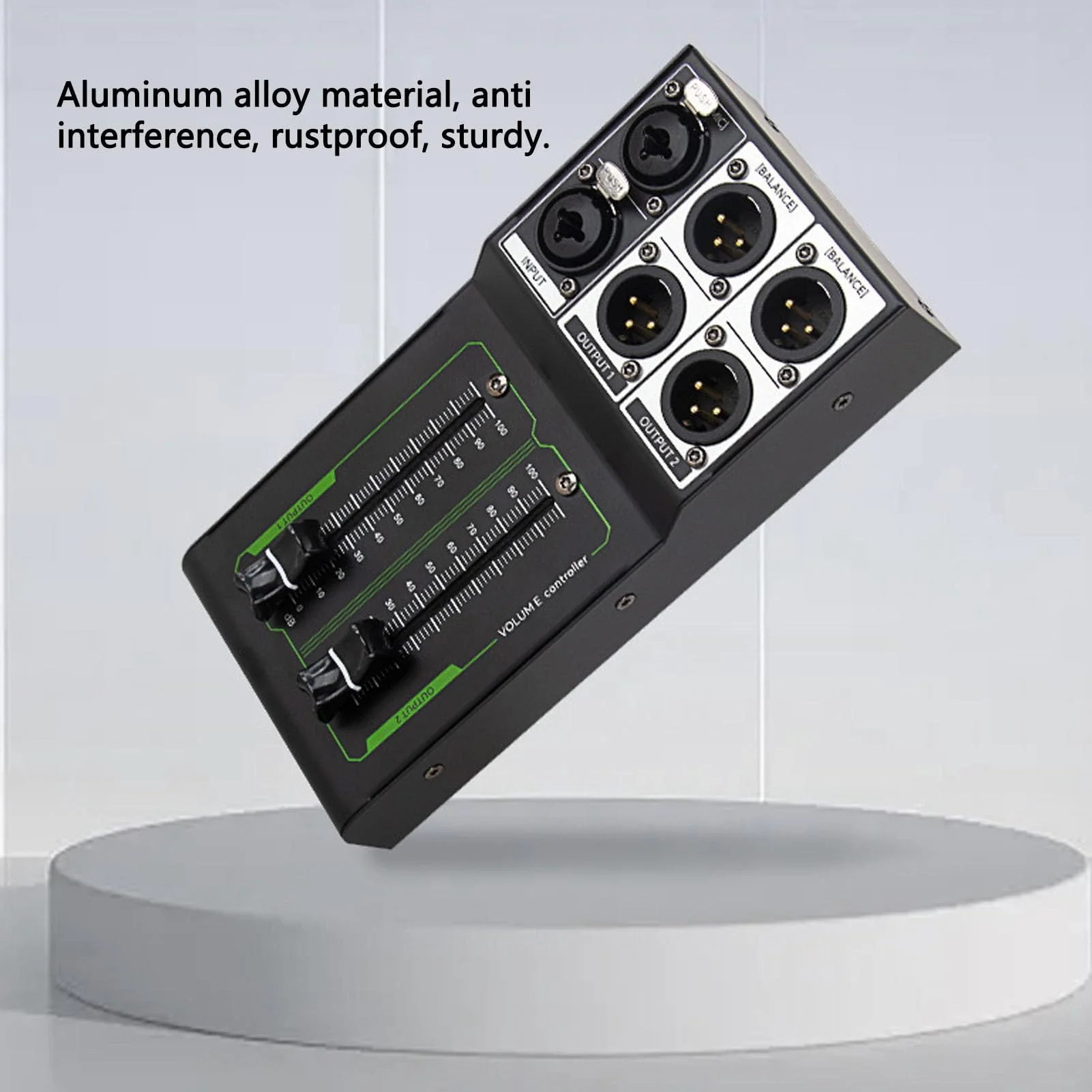 Professional Passive Volume Controller - Low Noise Audio Attenuator for Studio Recording, Live Sound Mixing | Compact Aluminum Alloy Design | Perfect for Sound Engineers & Studio Technicians - Image 4