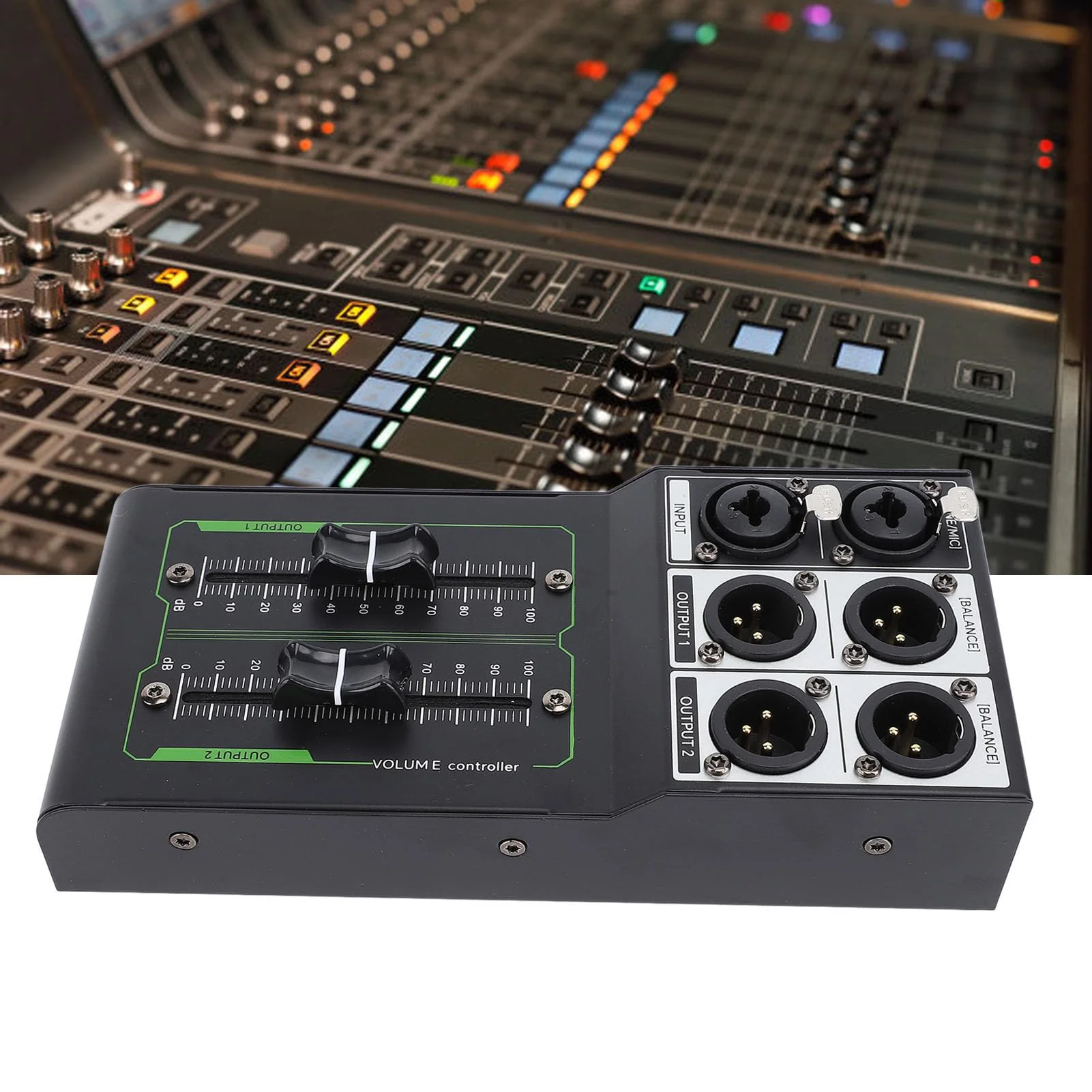 Professional Passive Volume Controller - Low Noise Audio Attenuator for Studio Recording, Live Sound Mixing | Compact Aluminum Alloy Design | Perfect for Sound Engineers & Studio Technicians - Image 8