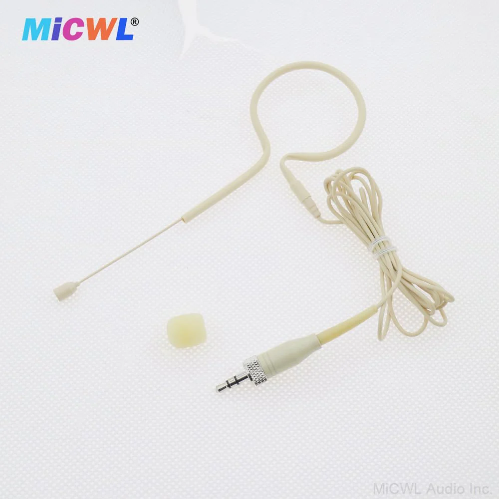 Professional Single Earset Headset HeadMic Microphone for Sennheiser EW G2 G3 G4 Wireless BeltPack Transmitter B20-Beige - Image 6