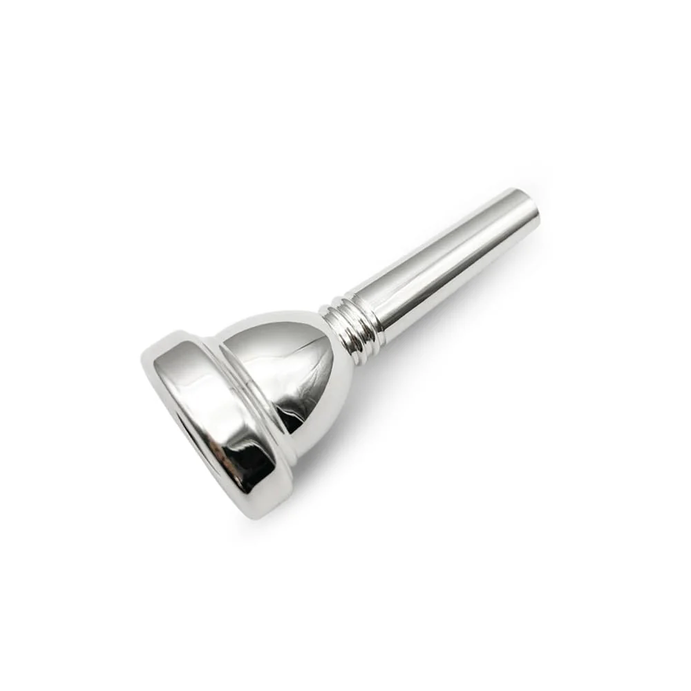 Professonal 6 1/2AL Tenor Trombone Mouthpiece Silver Plated, Euphonium Mouth Piece Replacement Brass Instruments Accessories - Image 4