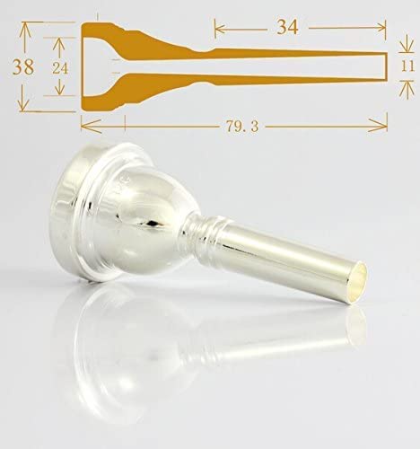 Professonal Gold Alto Trombone Mouthpiece 12c - Image 2