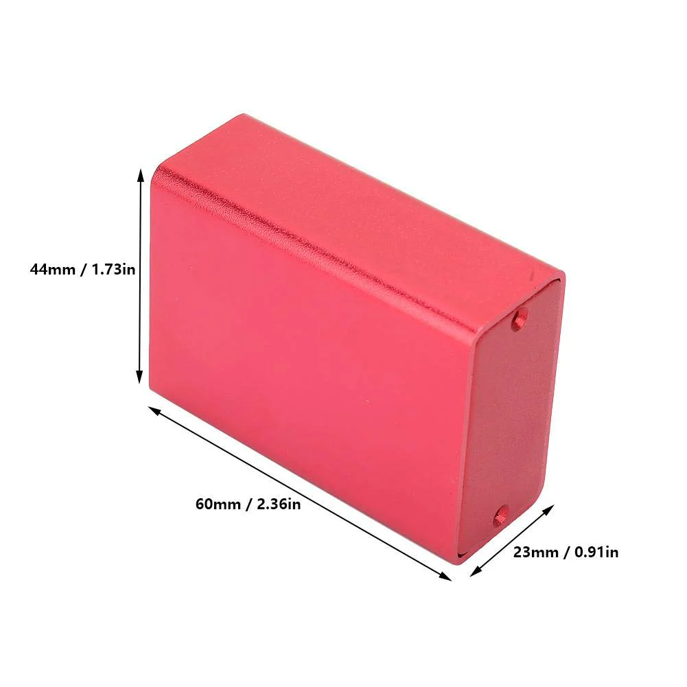 Project Box Aluminium Electronic Junction Box HIFI GPS Analyzer Housing Instrument Housing 23 mm x 44 mm x 60 mm - Image 2