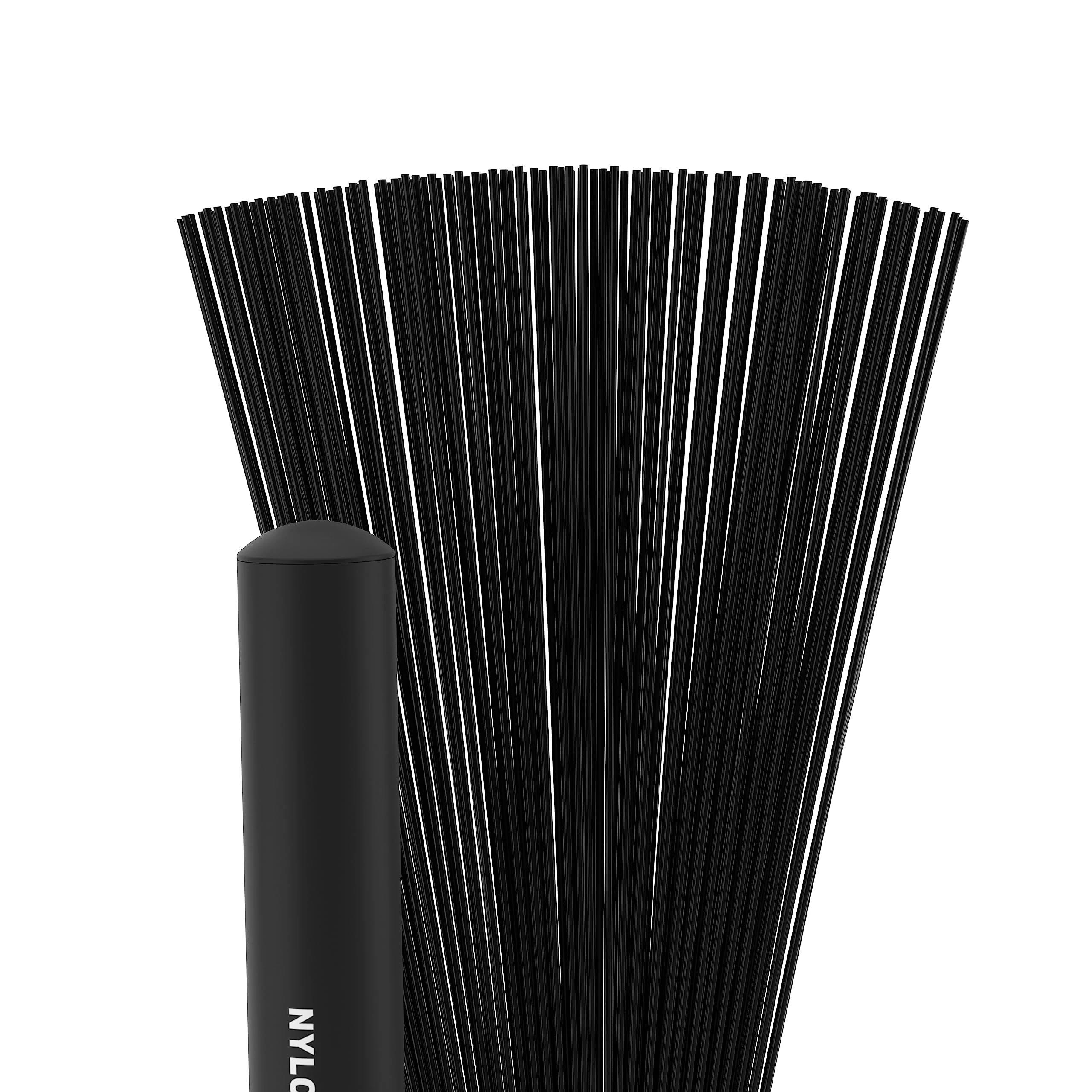 ProMark Heavy Nylon Brush 2B - Black - Jazz Brush - Wire Brush for Snare Drums - Nylon Drum Brush - Image 3