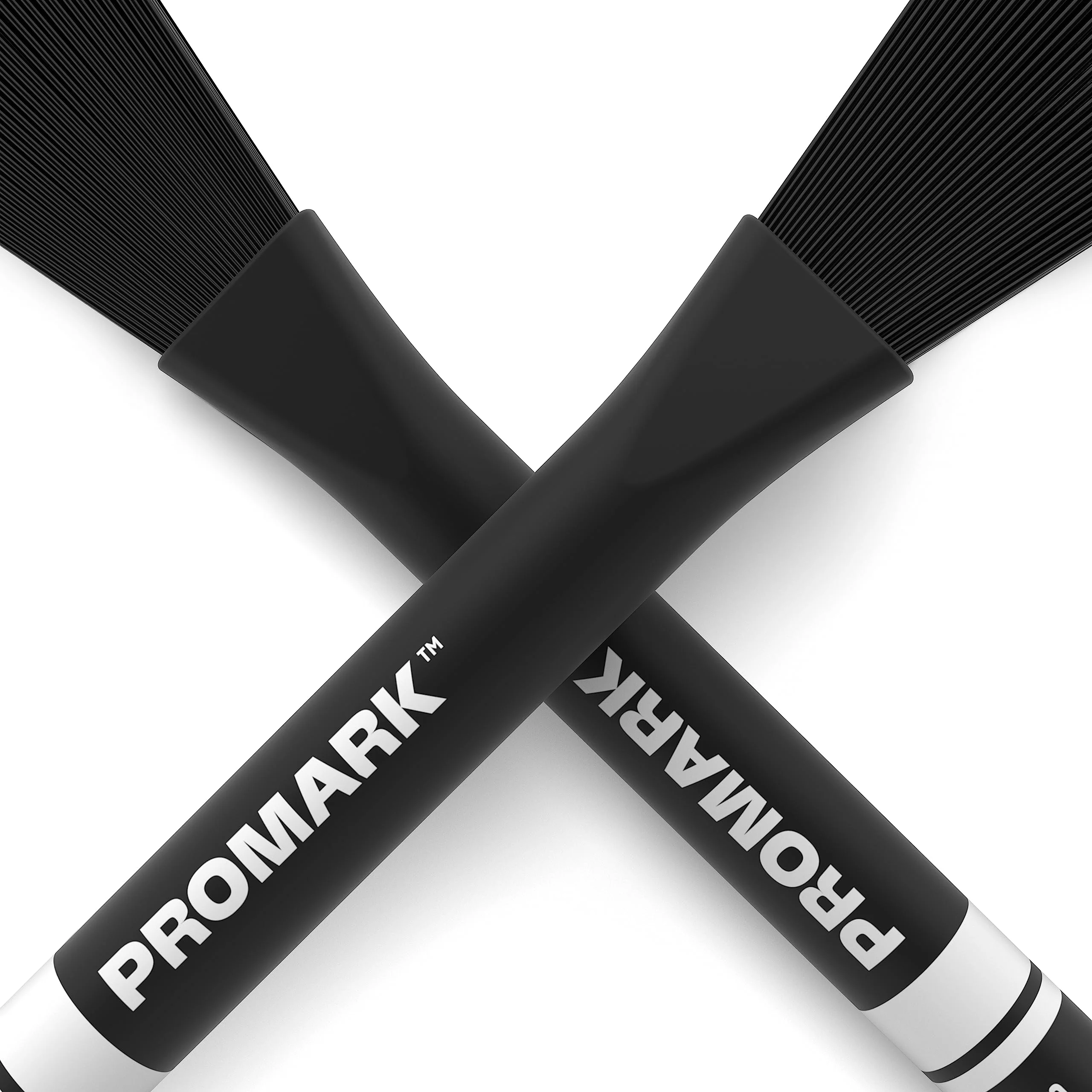 ProMark Heavy Nylon Brush 2B - Black - Jazz Brush - Wire Brush for Snare Drums - Nylon Drum Brush - Image 4