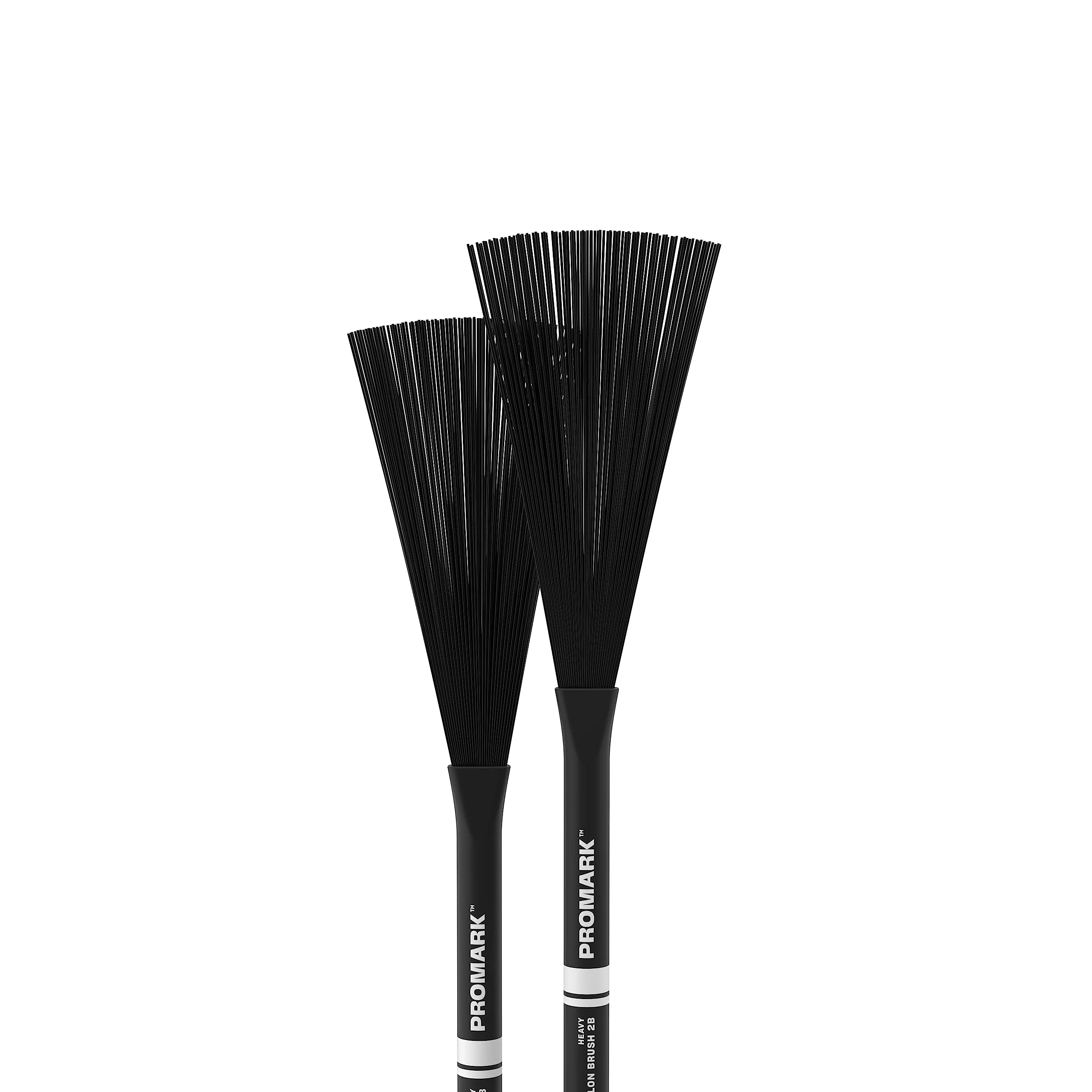 ProMark Heavy Nylon Brush 2B - Black - Jazz Brush - Wire Brush for Snare Drums - Nylon Drum Brush - Image 5