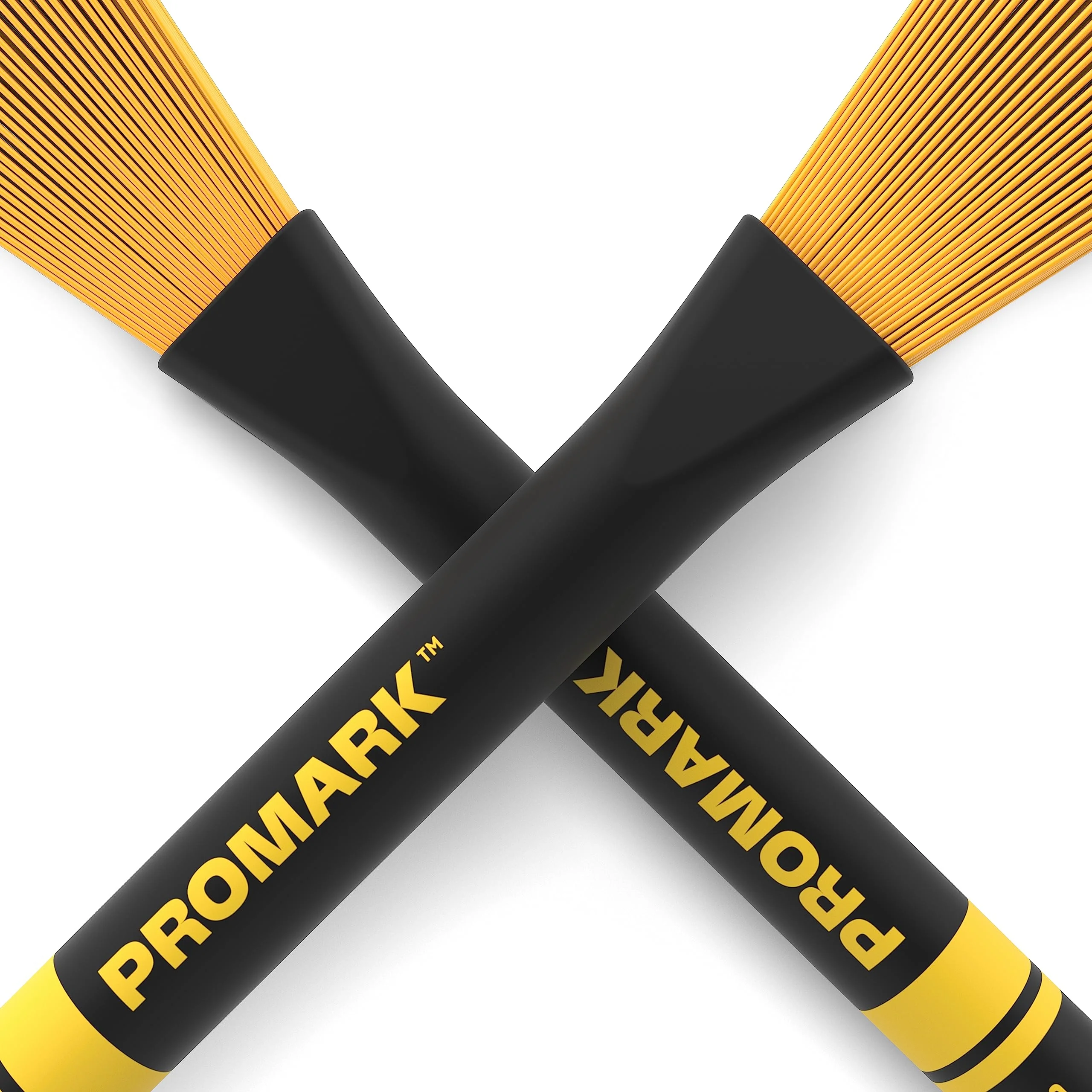 ProMark Light Nylon Brush 5B - Yellow - Jazz Brush - Wire Brush for Snare Drums - Nylon Drum Brush - Image 4