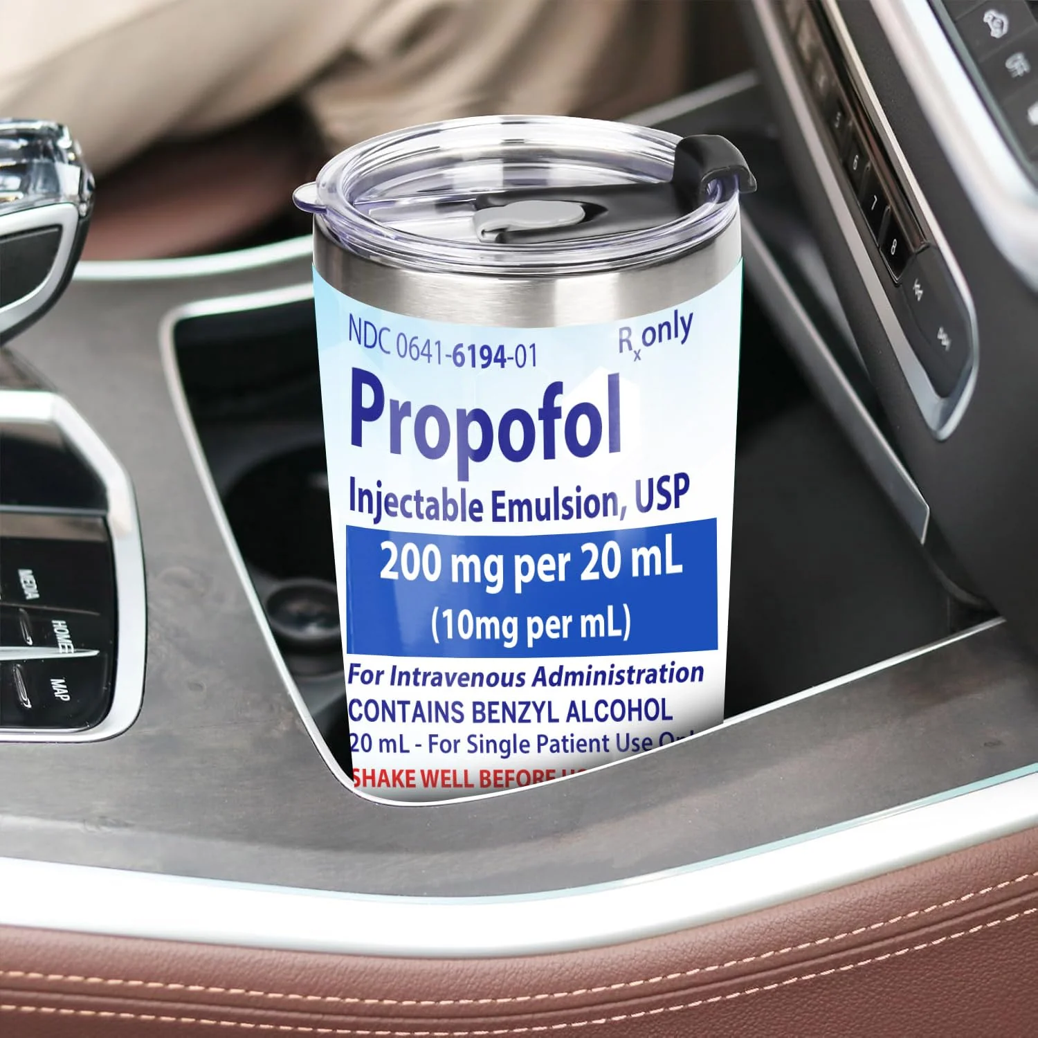Propofol Tumbler For Nurse Straw Lid 20oz, Medical Nursing Student Graduation Gift, Nurses Week Gift For Nurse ICU ER Emergency Doctor RN CRNA Vet Tech Surgical Tech Medication Tumbler NU04 - Image 4