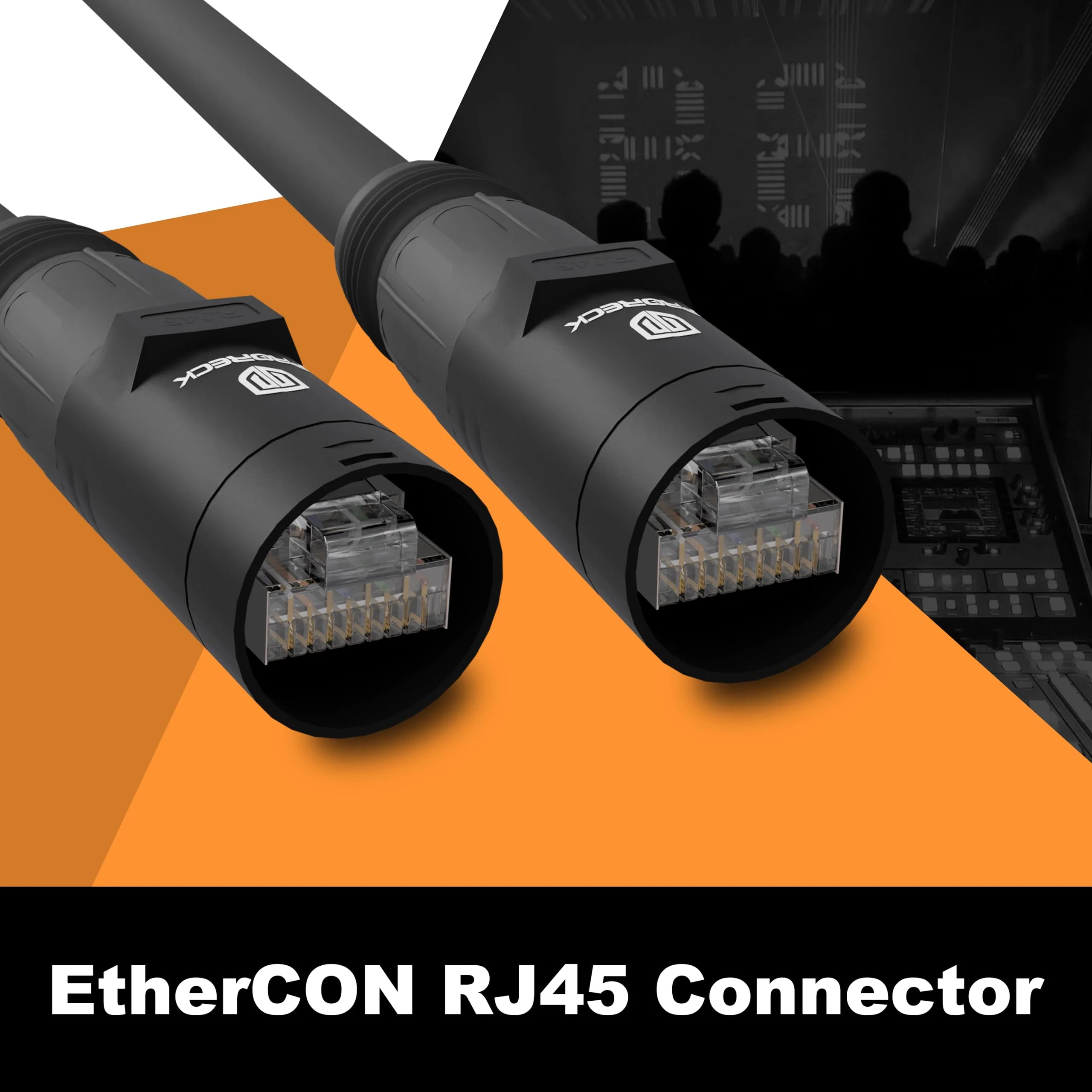 PRORECK SFTP CAT6 Dual Shielded Ethernet Cable with EtherCON RJ45 Connectors,10ft, High-Speed, Ideal for Pro Sound Systems, Studio, and Live Performances (PR-C6B-10) 10 Feet - Image 5