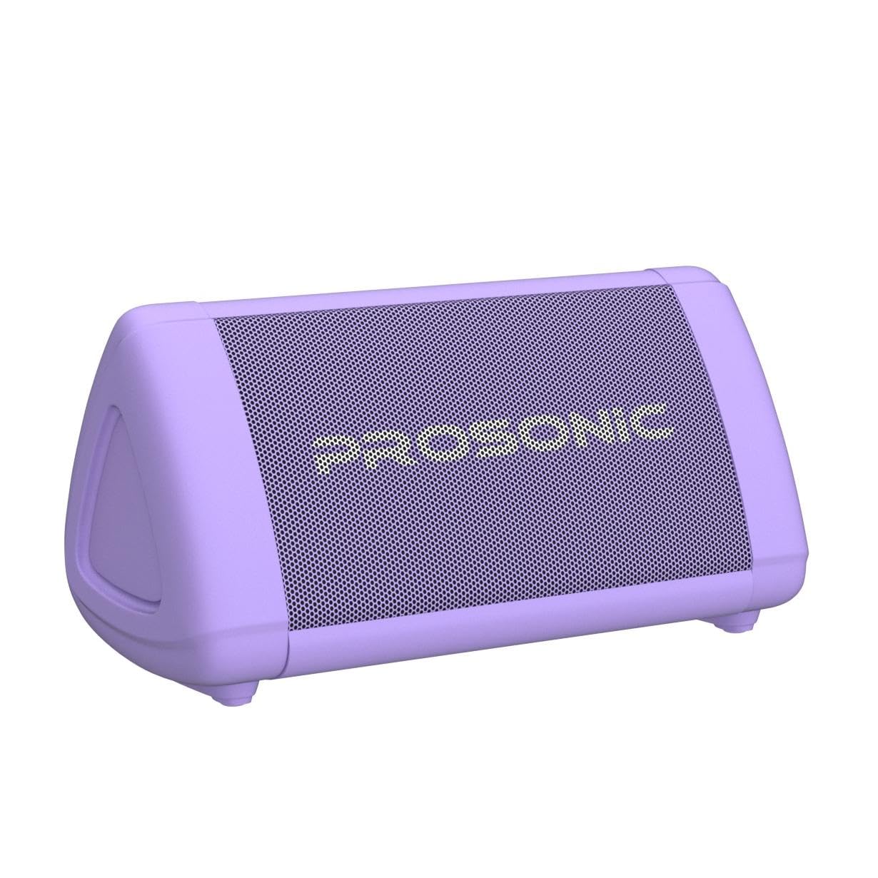 Prosonic BT3 Portable Wireless Bluetooth Speaker with 10W Stereo Sound & Bass Boost -Rich Sound & Intense Bass -Bluetooth 5.0 -Microphone -IPX5 - in & Outdoor Speaker (Purple) Purple - Image 4