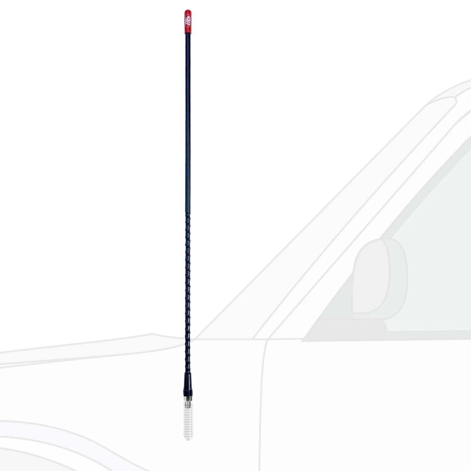 Prostick 2` Foot Fiberglass - Black CB Radio Antenna - Image 5