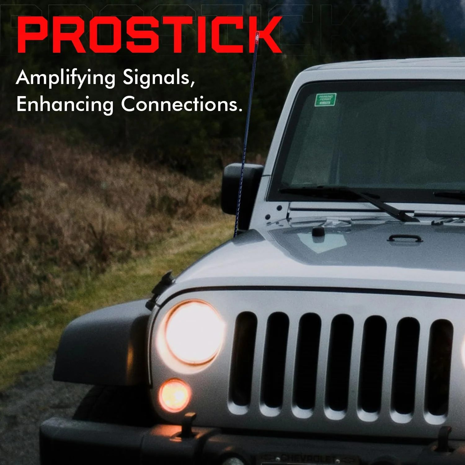 Prostick 4` Foot Fiberglass 1000 Watt - Black CB Radio Antenna - Image 4