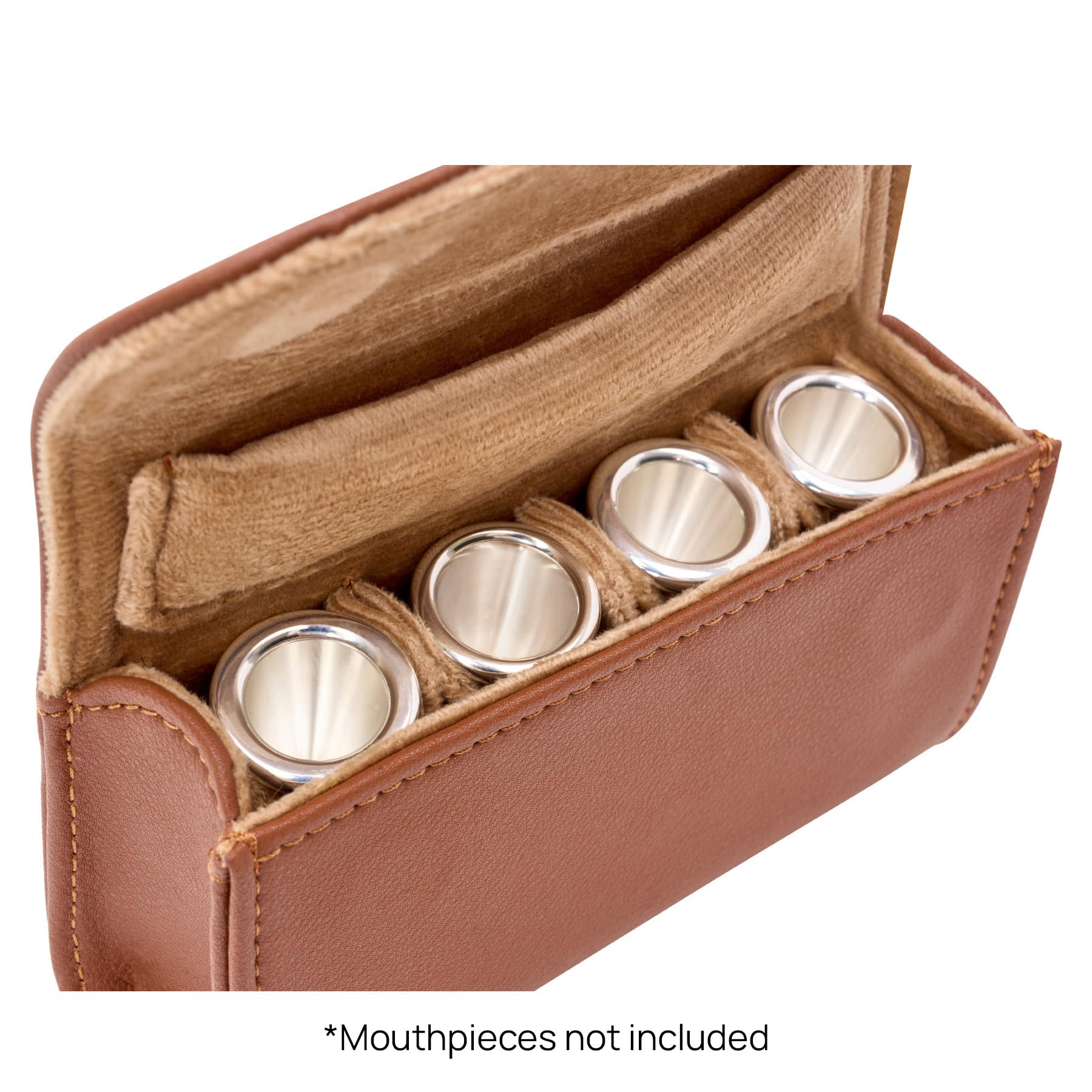 Protec INGO French Horn Mouthpiece Pouch (4-Piece), Cocoa, Model A270CC - Image 4