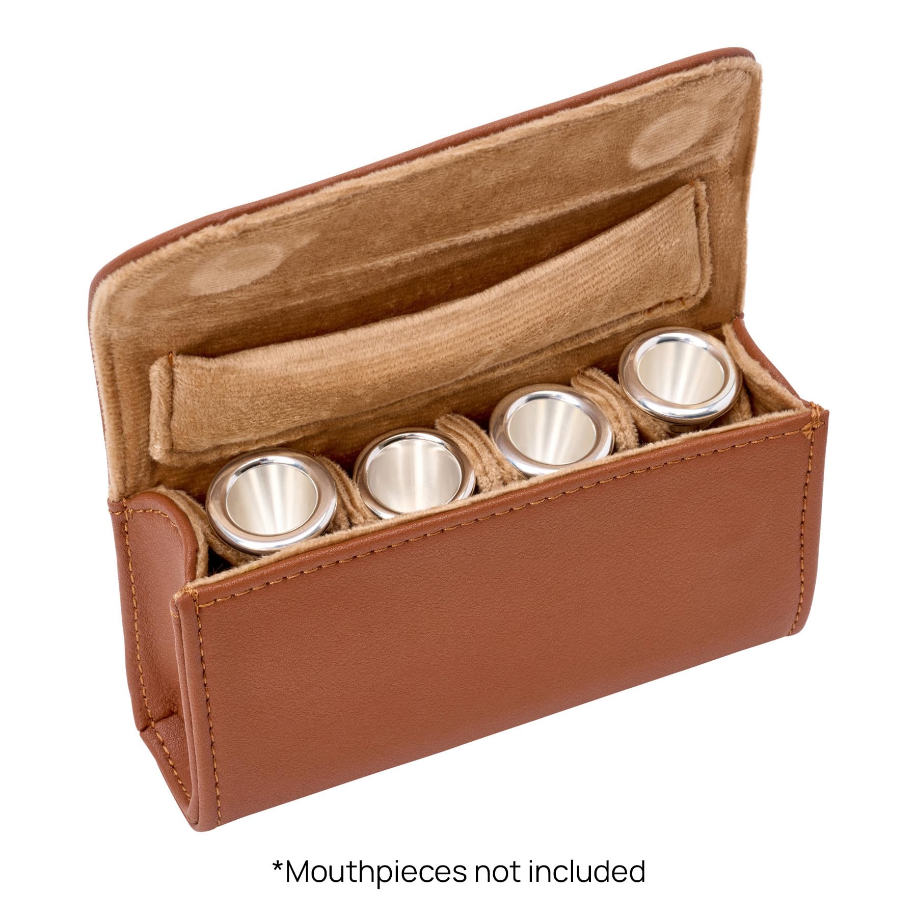 Protec INGO French Horn Mouthpiece Pouch (4-Piece), Cocoa, Model A270CC - Image 5