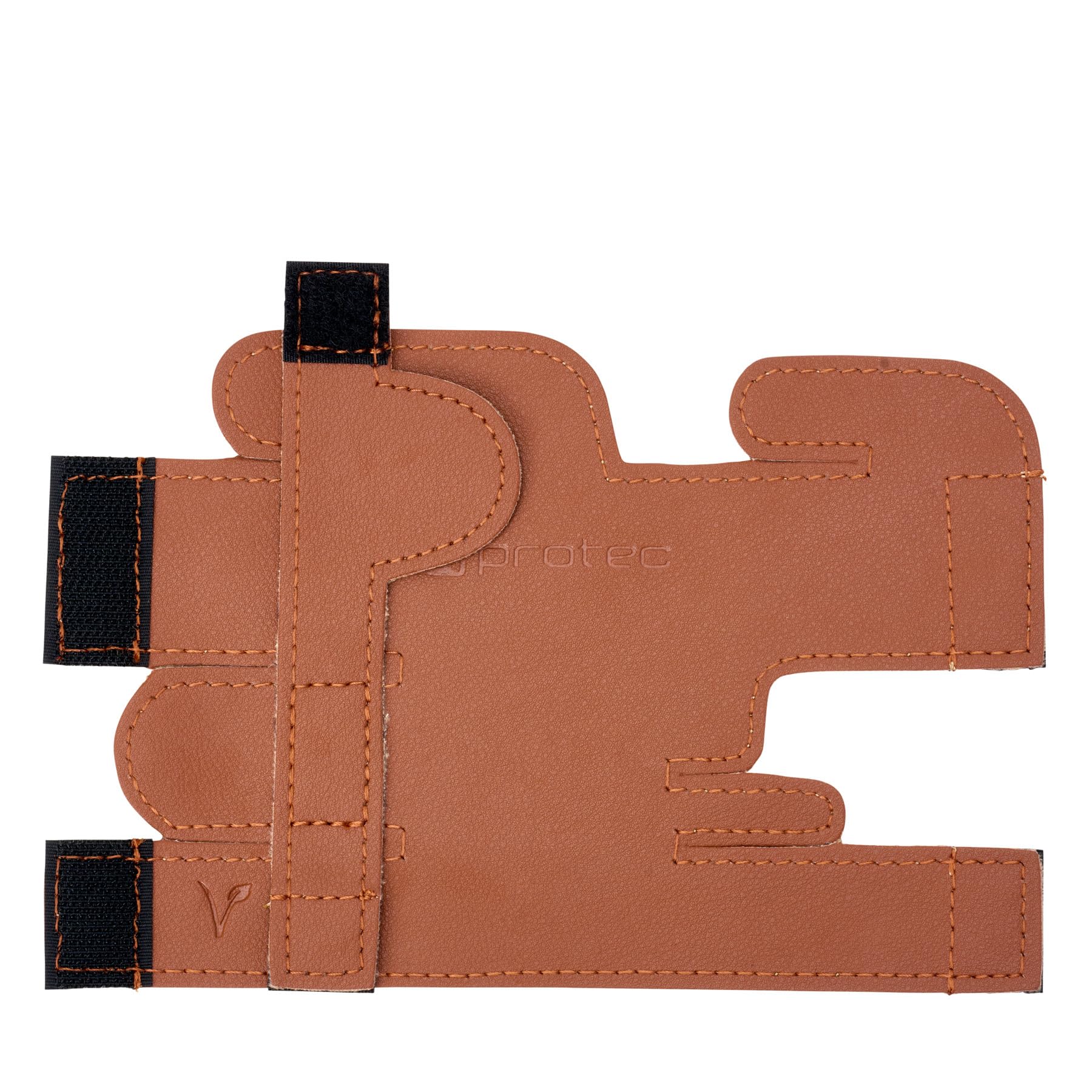 Protec Leatherette Trumpet Valve Guard (6-Point), Cocoa, Model VL226SPCC 6-Point - Image 3
