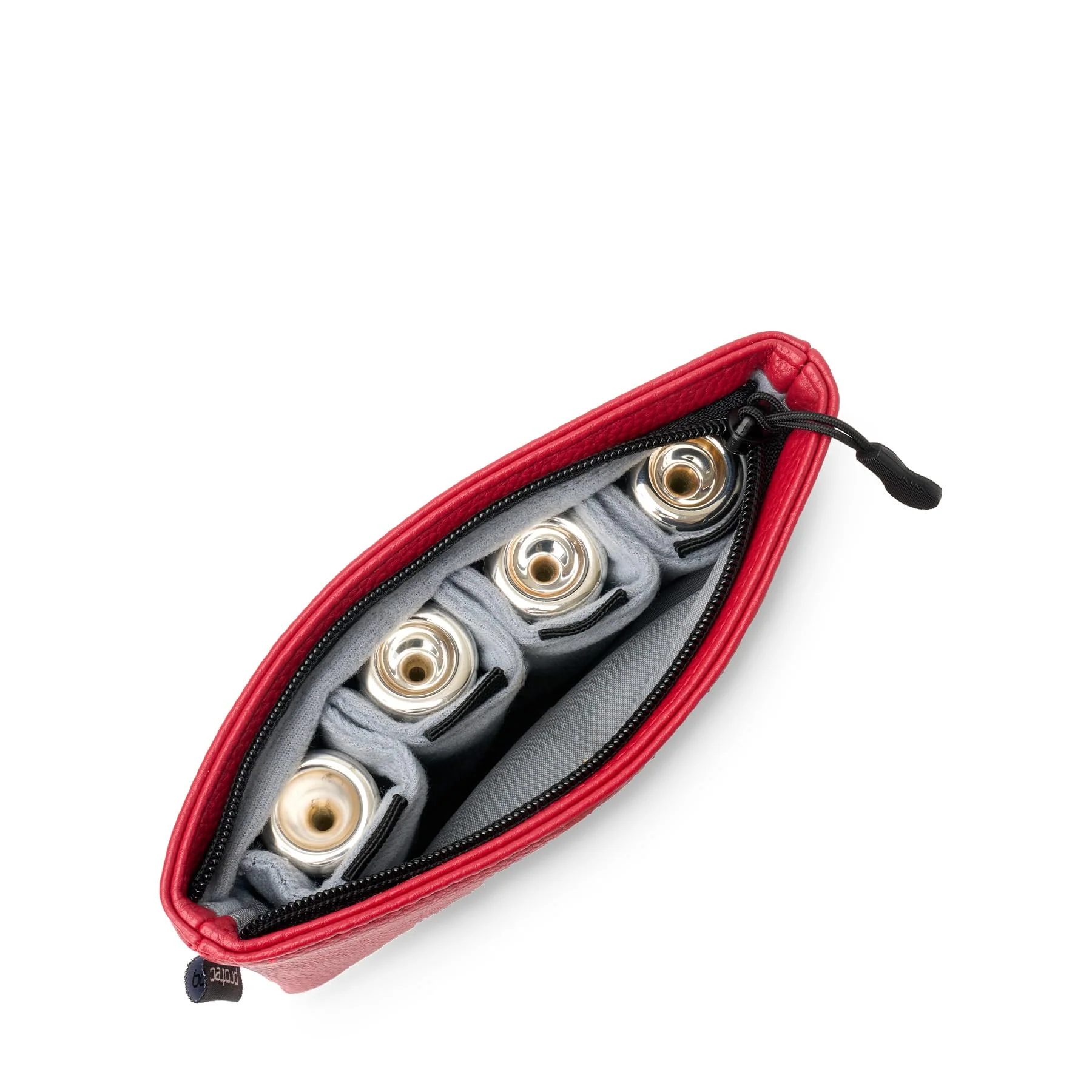 Protec Slim Trumpet Mouthpiece Pouch (4-Piece), Red, Model A215RX - Image 7