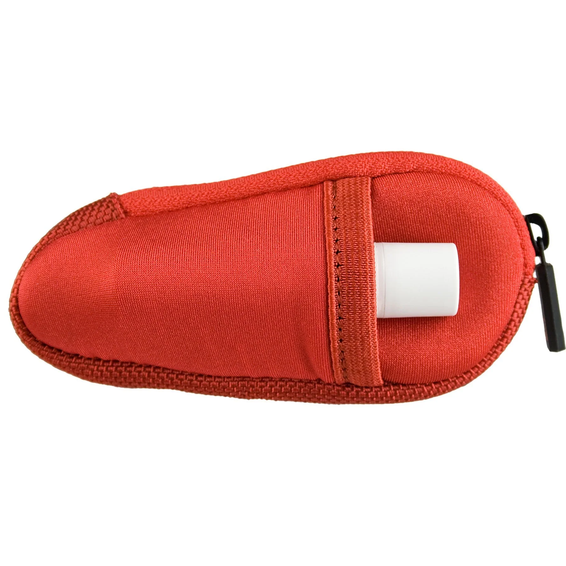 Protec Trumpet/Small Brass Single Neoprene Mouthpiece Pouch with Zipper Closure - Red, Model N203RX - Image 2