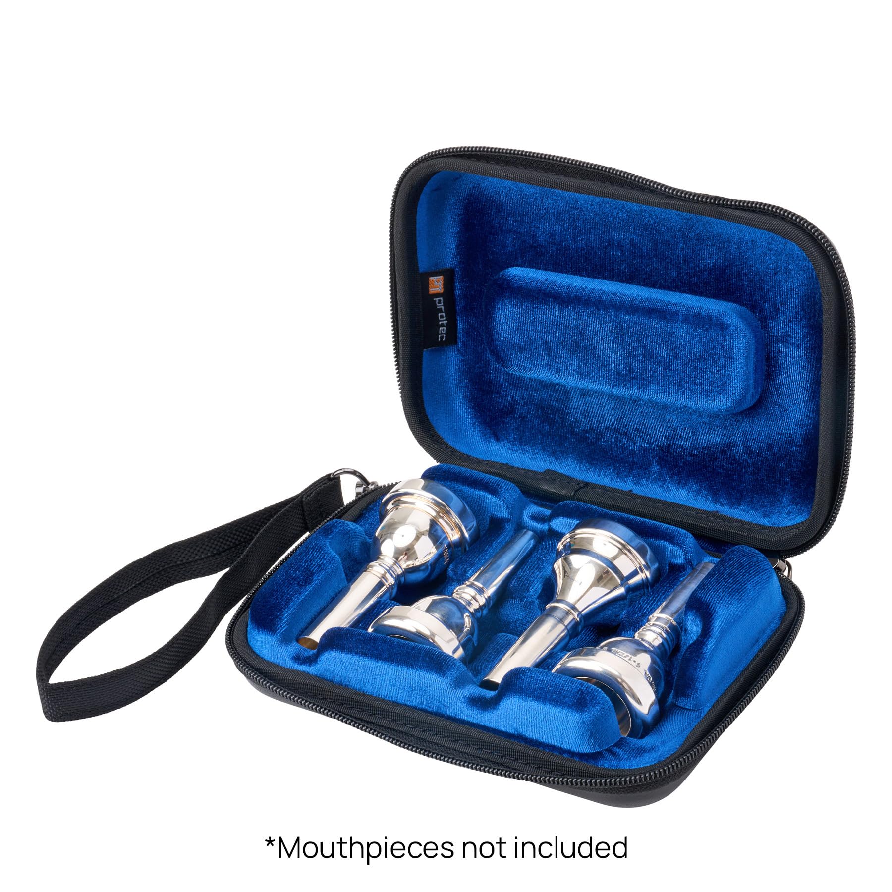 Protec ZIP Trombone/Euphonium Mouthpiece Case (4-Piece), Black, Model BM222 4-Piece - Image 6