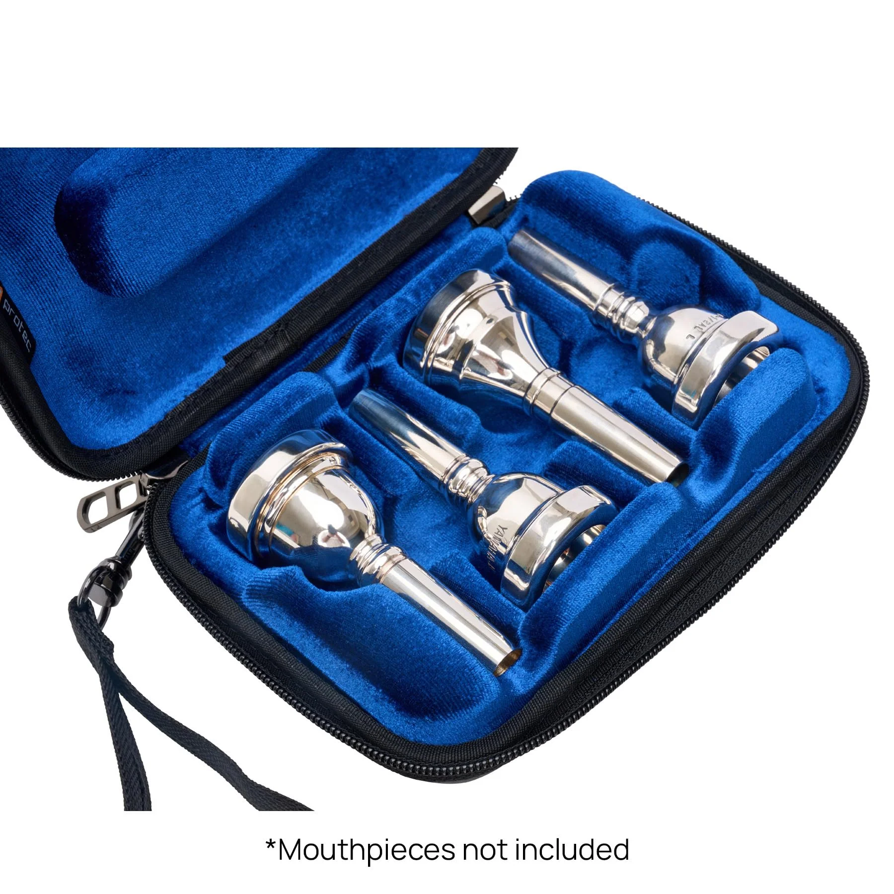 Protec ZIP Trombone/Euphonium Mouthpiece Case (4-Piece), Black, Model BM222 4-Piece - Image 7