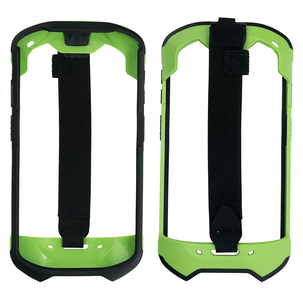Protective Cover Bumper Case Rugged Boot with Hand Strap for Zebra TC51 TC510K TC52 TC56 TC57 (Green) Green - Image 2