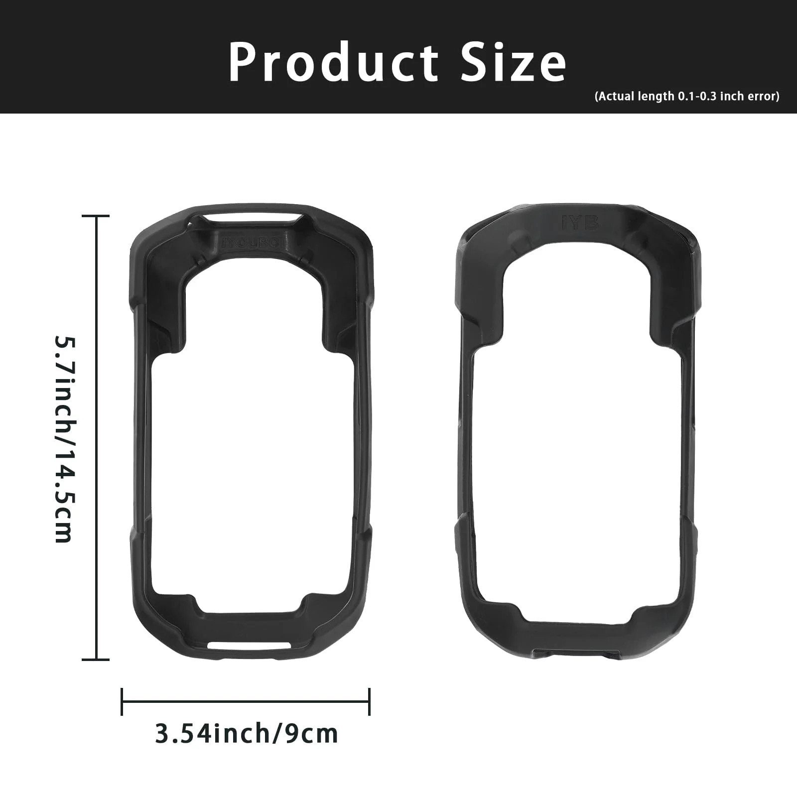 Protective Rubber Case for Zebra TC70 TC72 TC75 TC77 TC70X TC75X, Soft Silicone Rubber Handheld Scanner Cases for PDA Handheld Computer for More Protection - Black - Image 7
