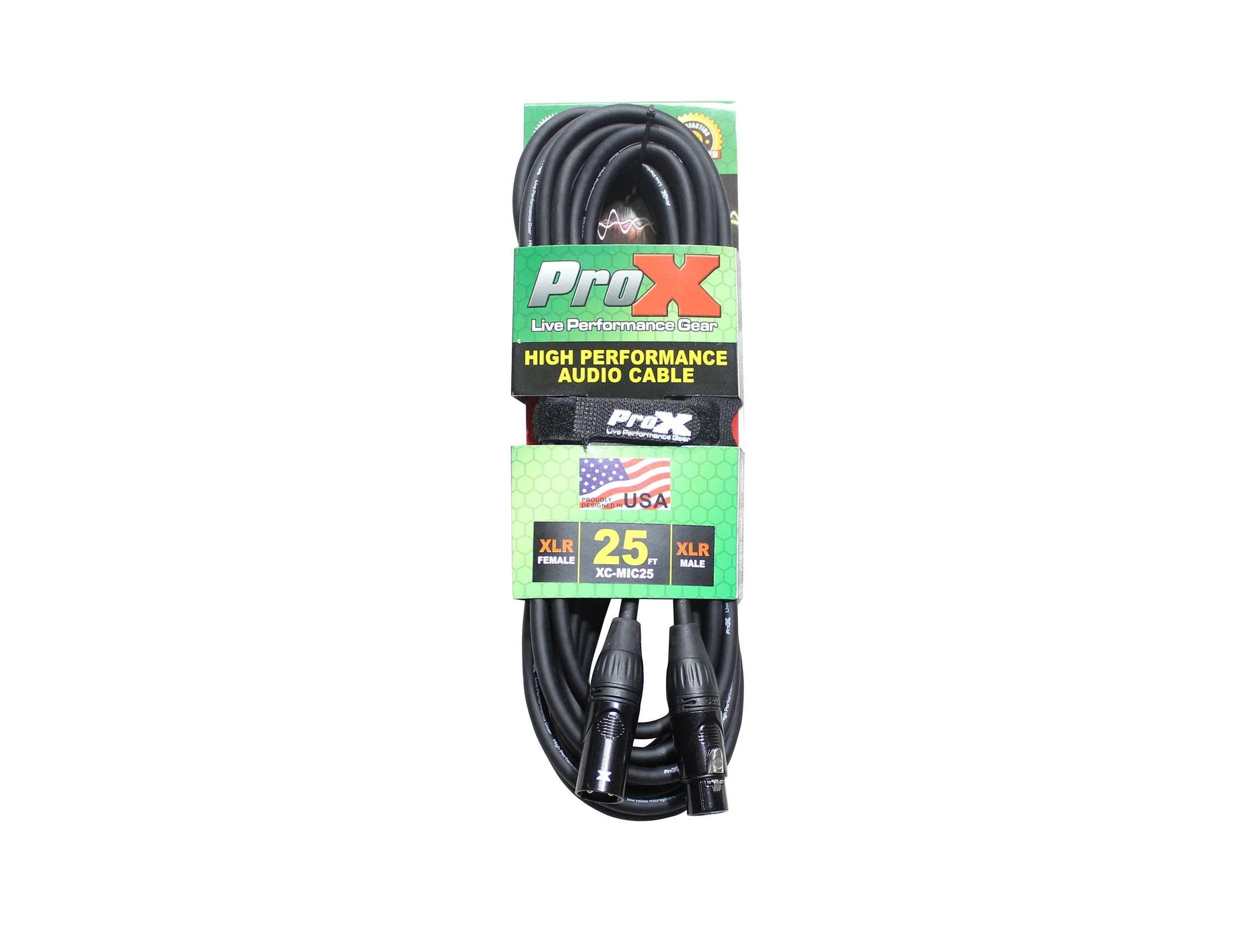 Prox XC-MIC2525 Ft. Balanced XLR-F to XLR-M High Performance Microphone Cable - Image 2