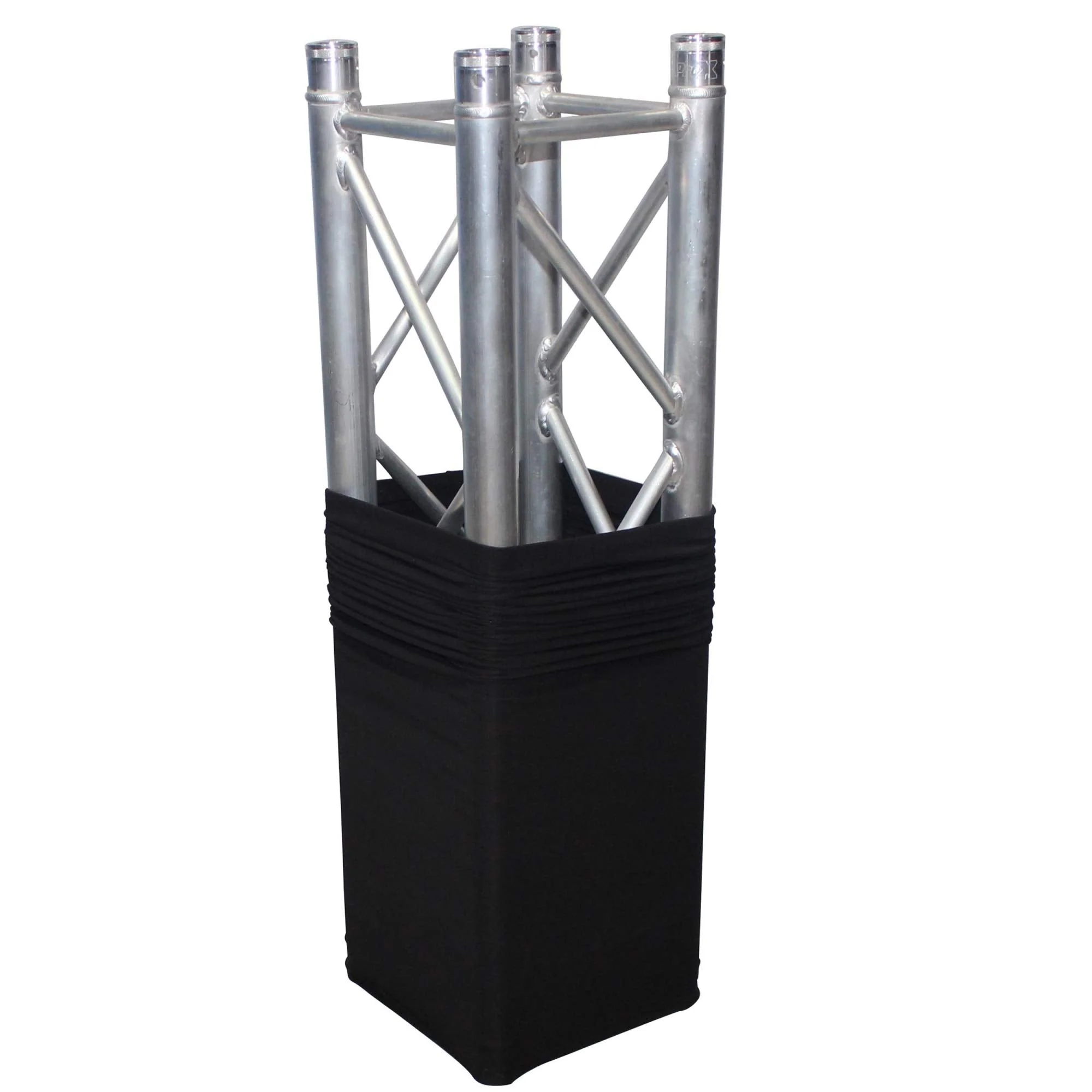 ProX XTC-SQ656TS-B 6.56Ft 2M Lycra Cover Scrim Sleeve fits 12In Quad Box Truss Segment - Image 3