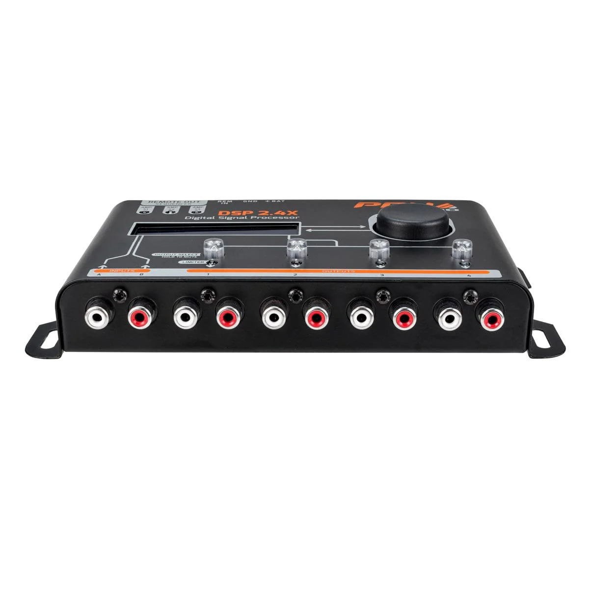 PRV AUDIO Car Audio DSP 2.4X Digital Crossover and Equalizer 4 Channel Full Digital Signal Audio Processor DSP with Sequencer Remote Relay - Image 3