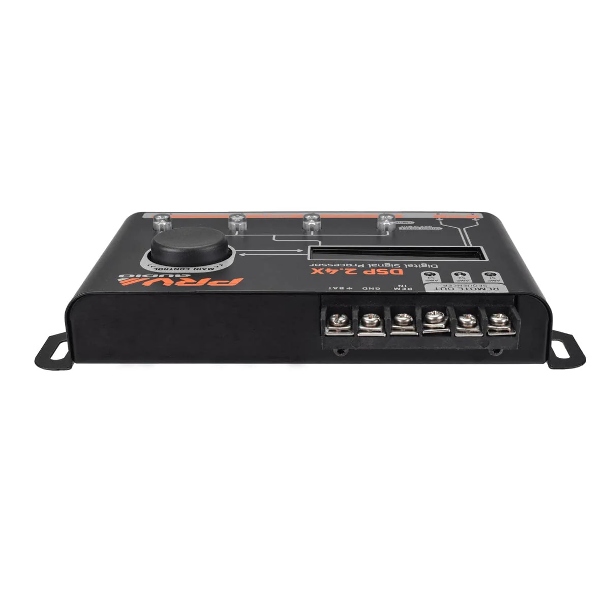 PRV AUDIO Car Audio DSP 2.4X Digital Crossover and Equalizer 4 Channel Full Digital Signal Audio Processor DSP with Sequencer Remote Relay - Image 4