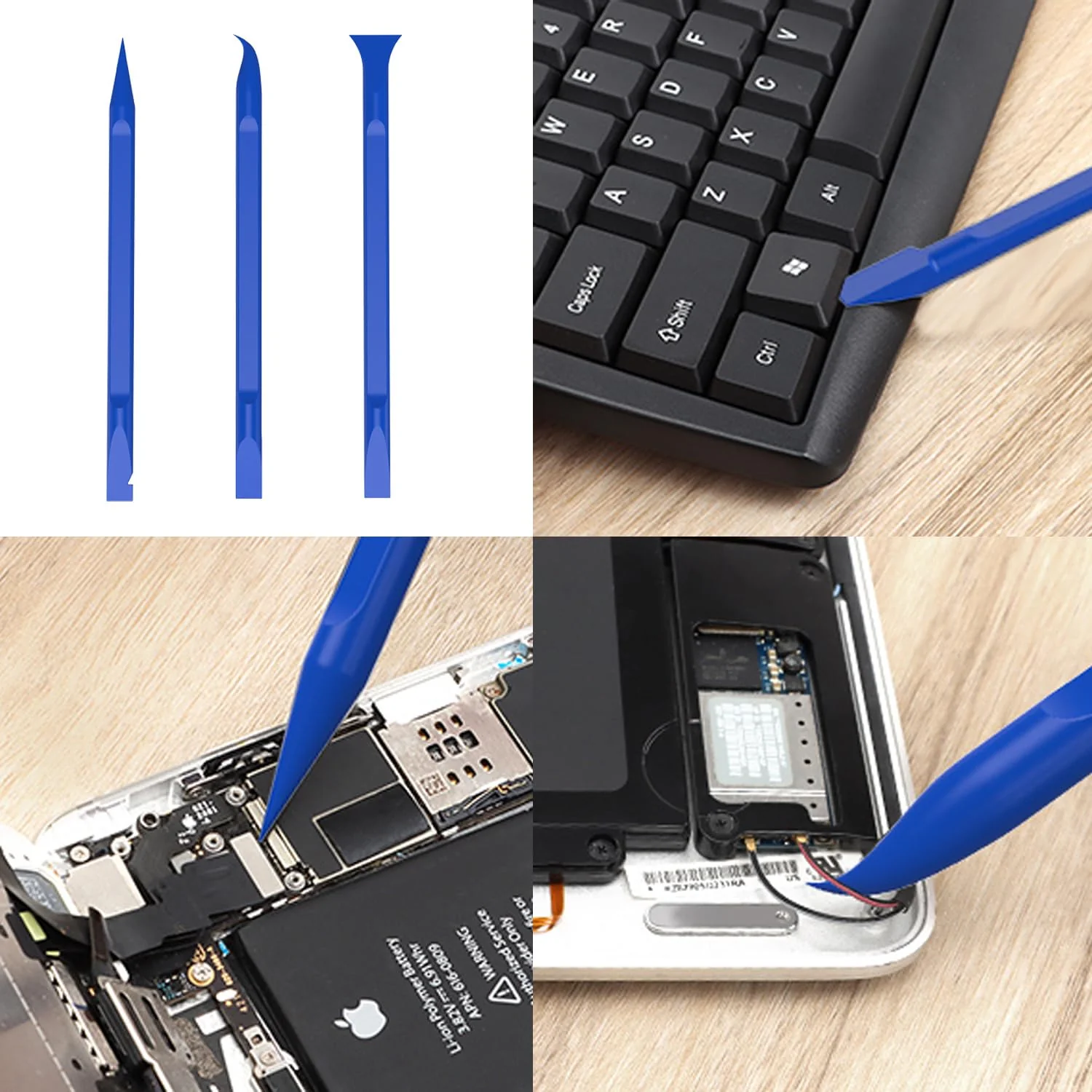 Pry bar pry Tool Set 10 Pieces of Opening Tools for You to pry and Open iPhone, Laptop, iPad, Mobile Phone, MacBook, Tablet, Computer, Electronic Products for Repair and Battery Replacement - Image 6