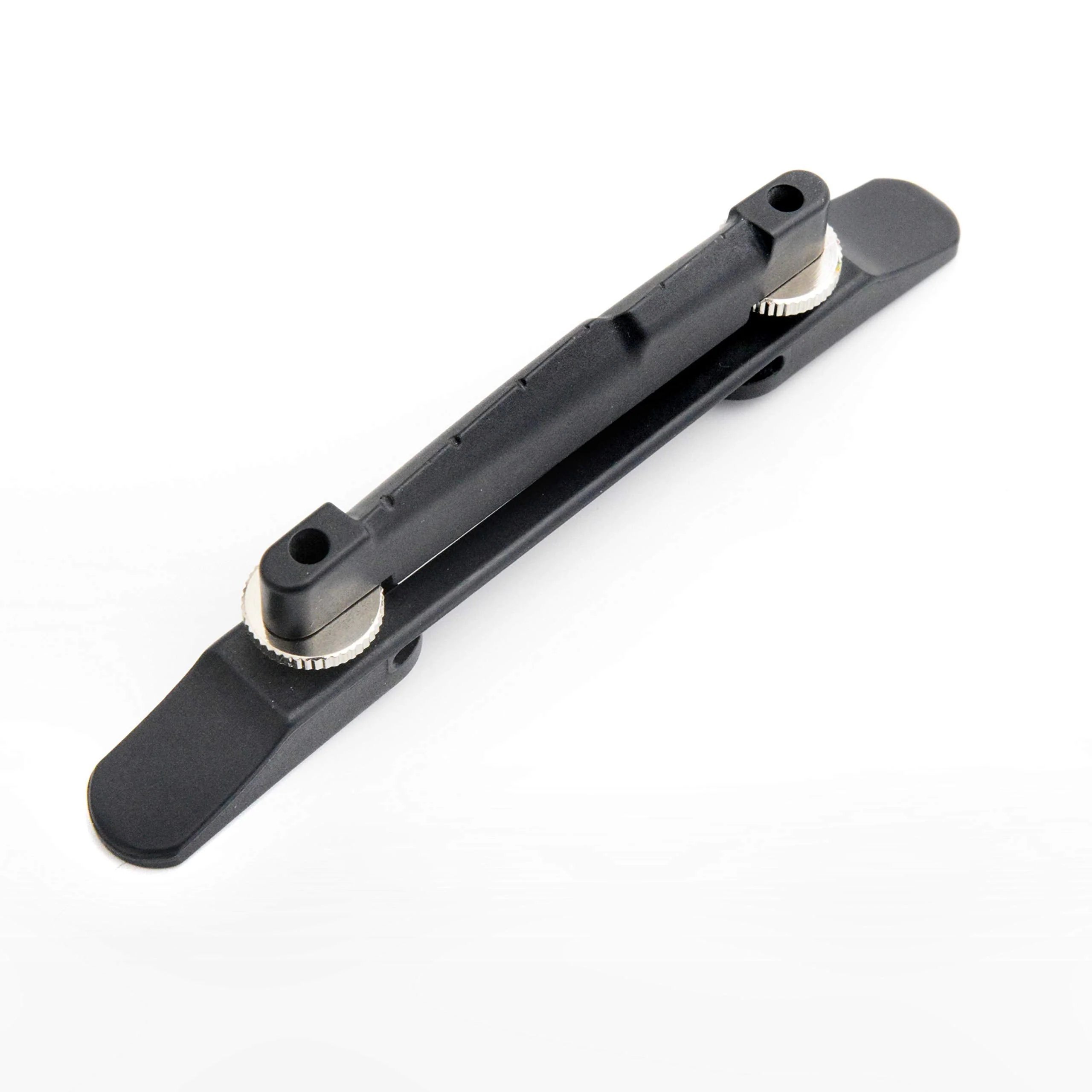 PS-7552-N0, Archtop Jazz Bridge, Low Profile with Nickel Screw Finish - Image 2
