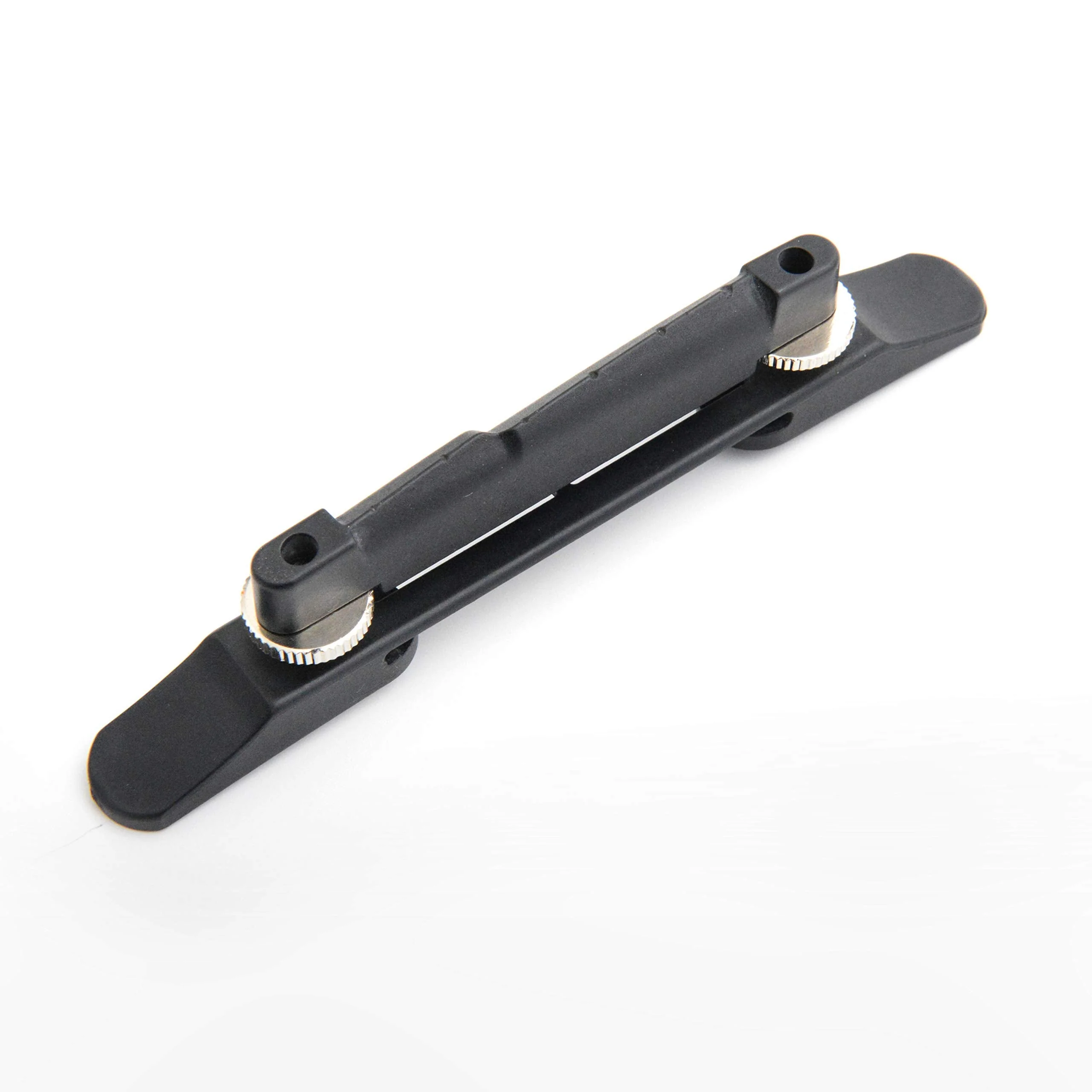 PS-7552-N0, Archtop Jazz Bridge, Low Profile with Nickel Screw Finish - Image 3