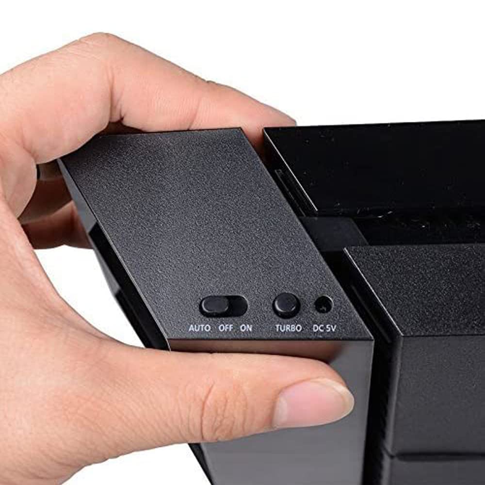 PS4 Cooling Fan 5 Fan System Station PS4 Turbo Fan USB External PS4 Cooler Temperature Control Cooling Fans - axGear - Image 4