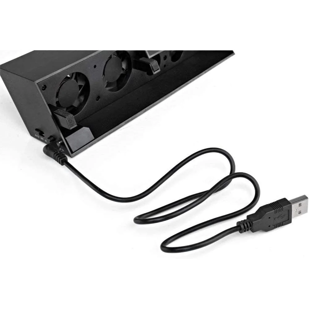 PS4 Cooling Fan 5 Fan System Station PS4 Turbo Fan USB External PS4 Cooler Temperature Control Cooling Fans - axGear - Image 6