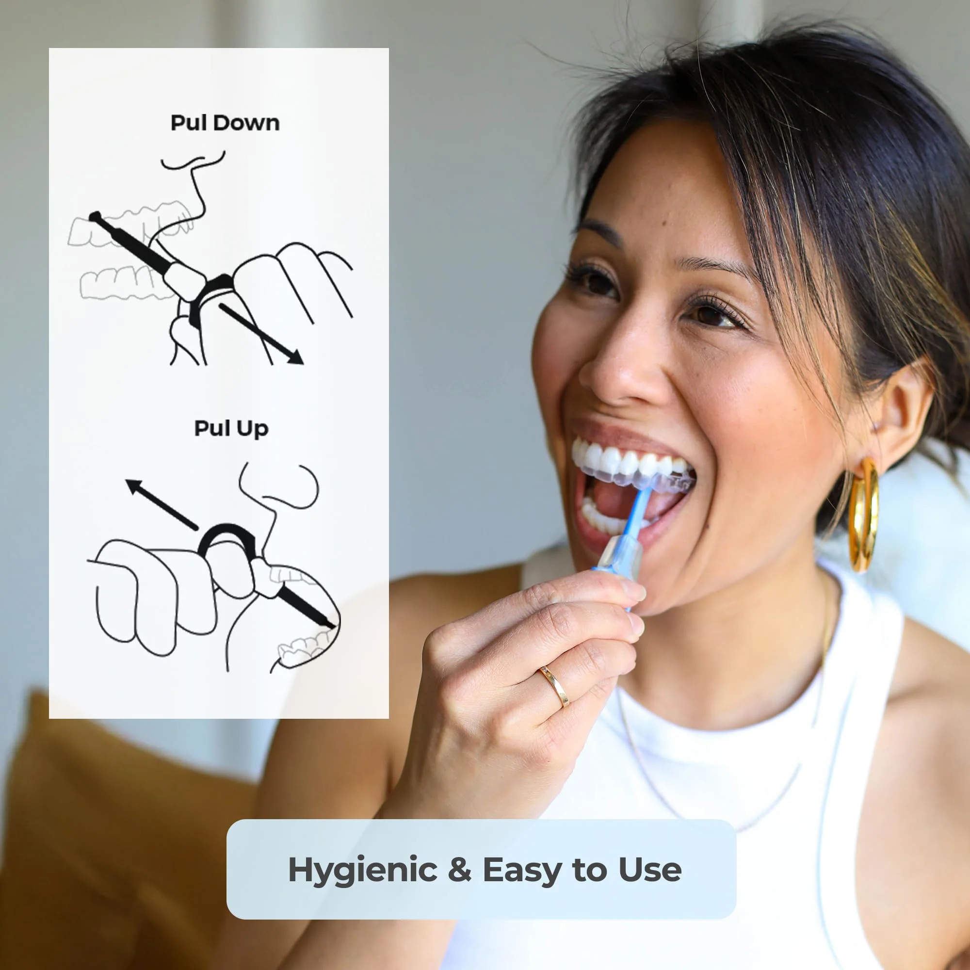 PUL Pack of 4 Reusable 2-in-1 Aligner Seating Chewie & Removal Tool — Compatible with Invisalign, Removable Braces, Retainers, Trays – Easy-to-Use Remover & Chew, Dental & Oral Hygiene Care – Blue 4 Pack - Image 3
