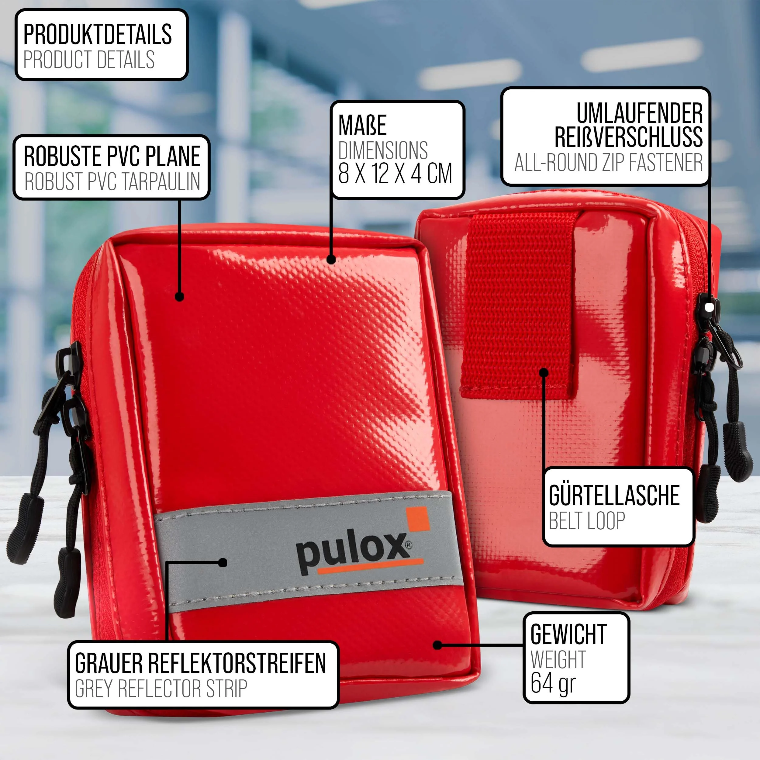 Pulox Ampullarium Ampoule Bag for Medication Ampoules Empty s - Image 2
